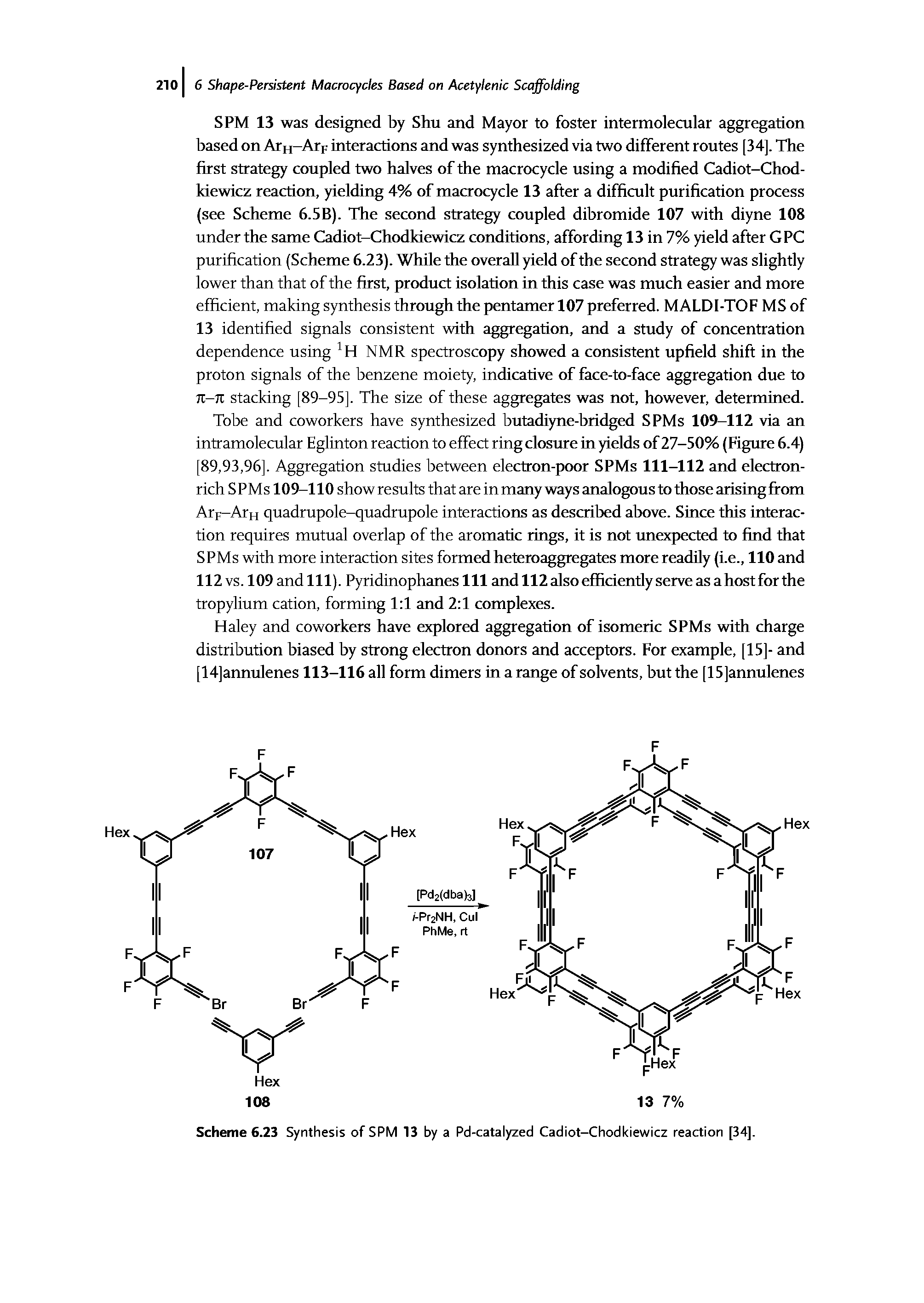 Scheme 6.23 Synthesis of SPM 13 by a Pd-catalyzed Cadiot-Chodkiewicz reaction [34],...
