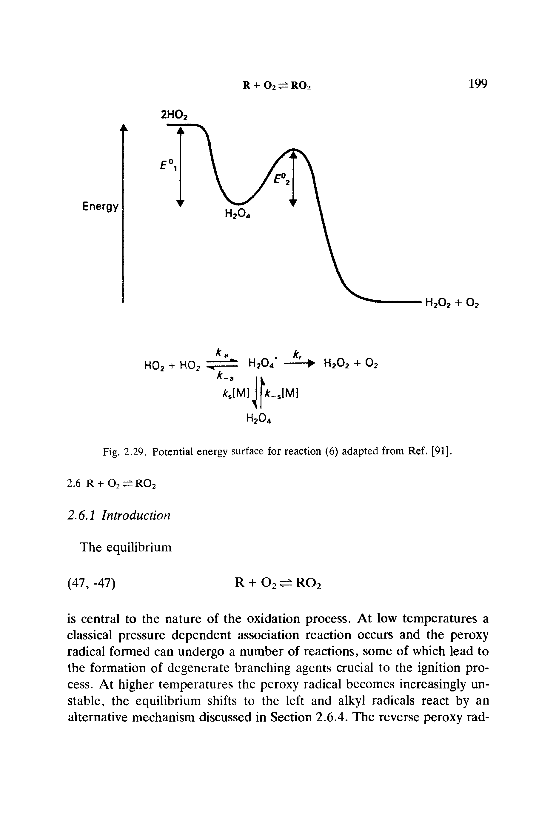 Fig. 2.29. Potential energy surface for reaction (6) adapted from Ref. [91].
