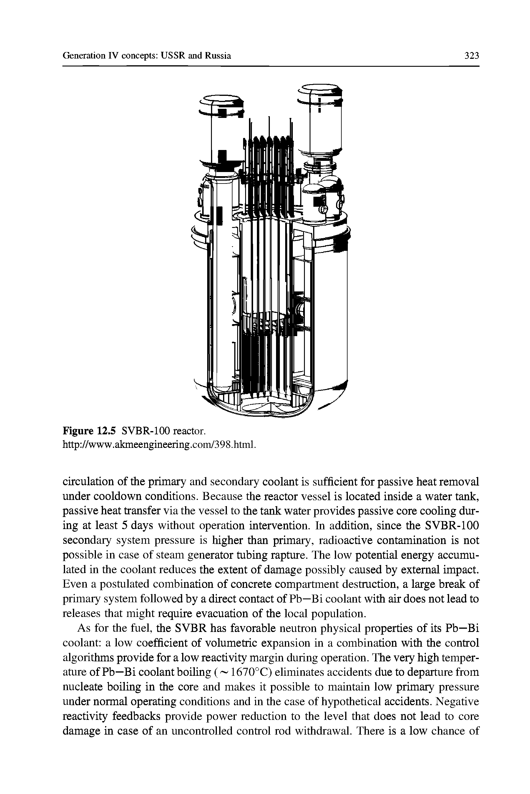 Figure 12.5 SVBR-100 reactor. http //www.akmeengineering.com/398.html.