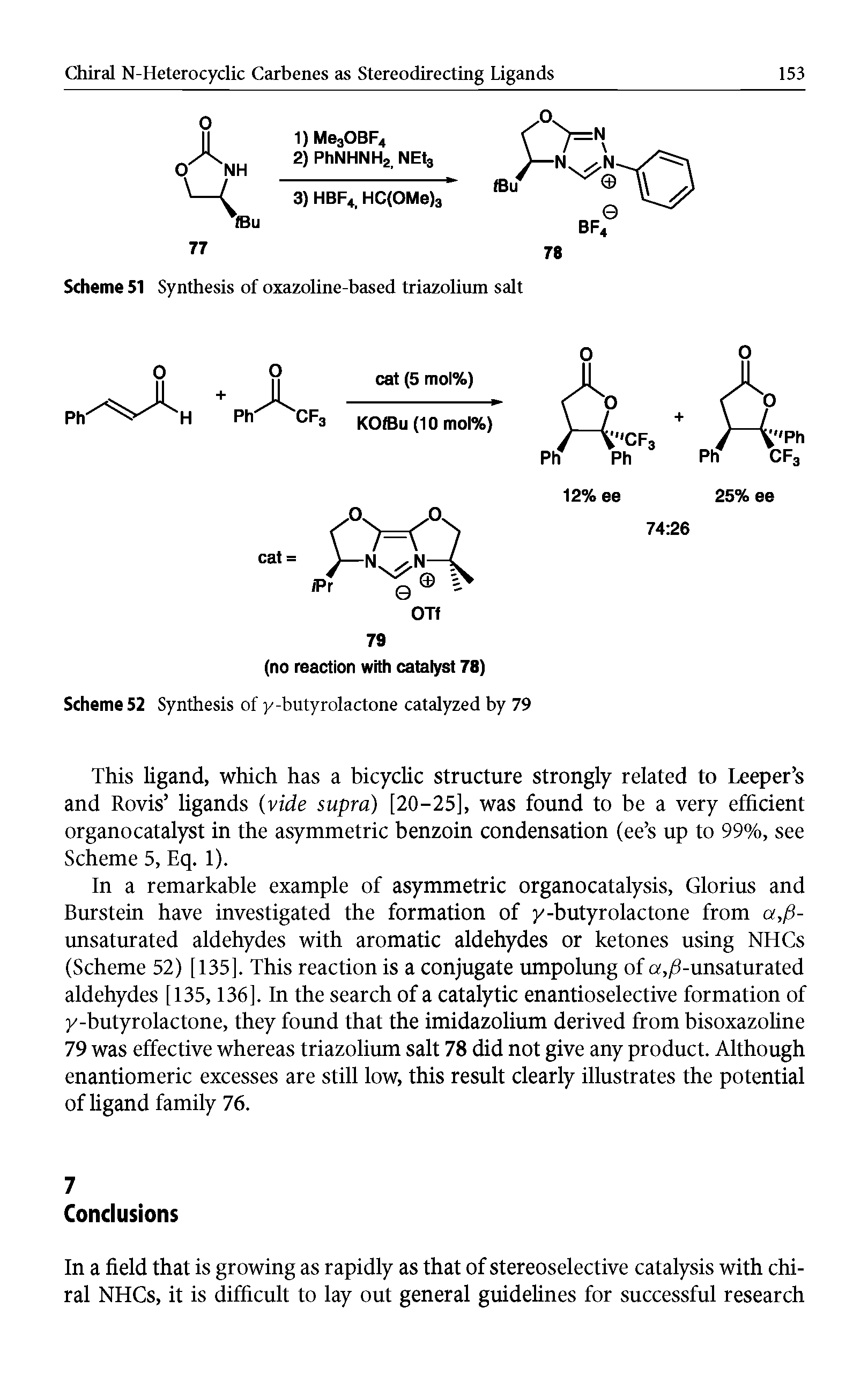 Scheme 51 Synthesis of oxazoline-based triazolium salt...