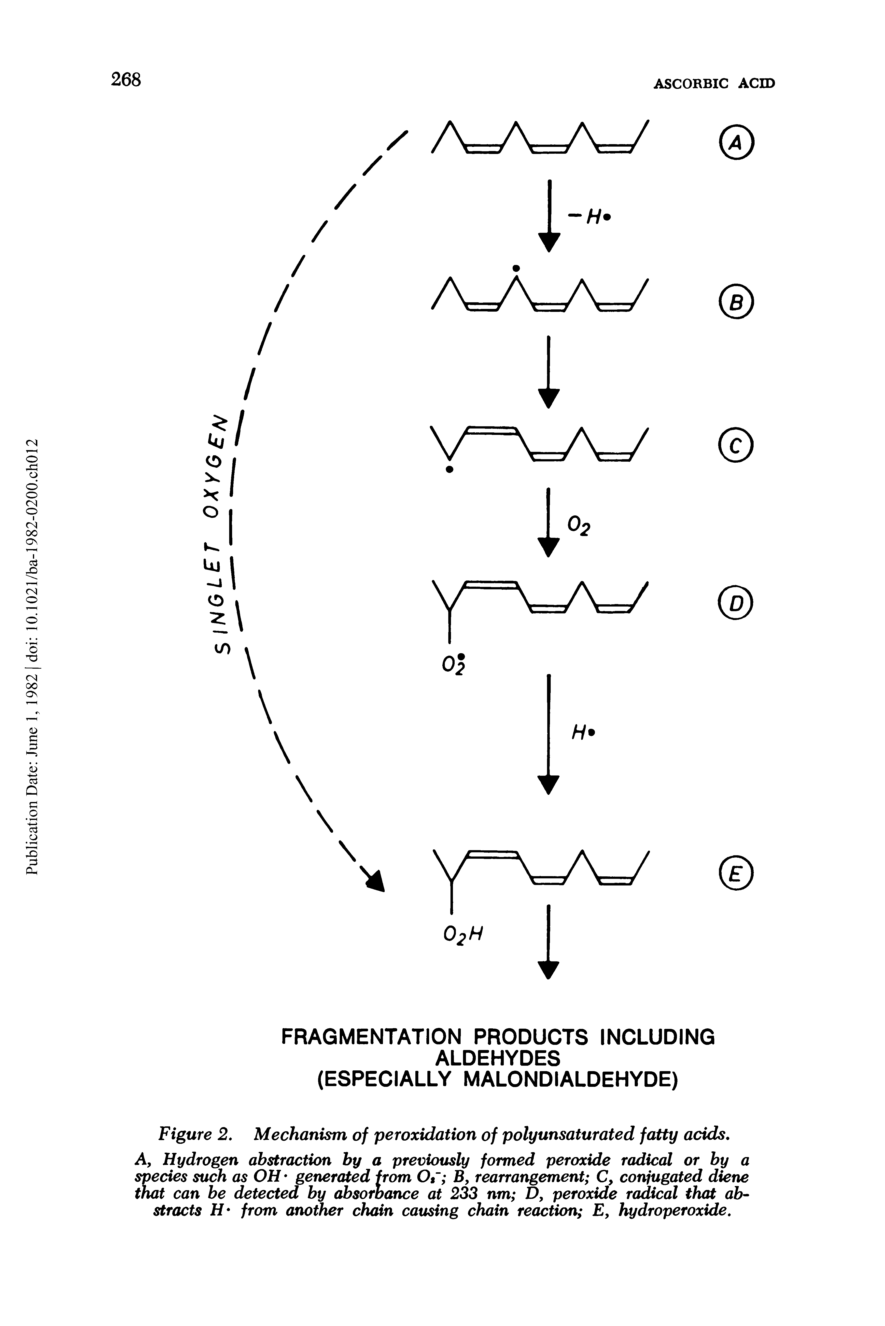 Figure 2. Mechanism of peroxidation of polyunsaturated fatty acids,...