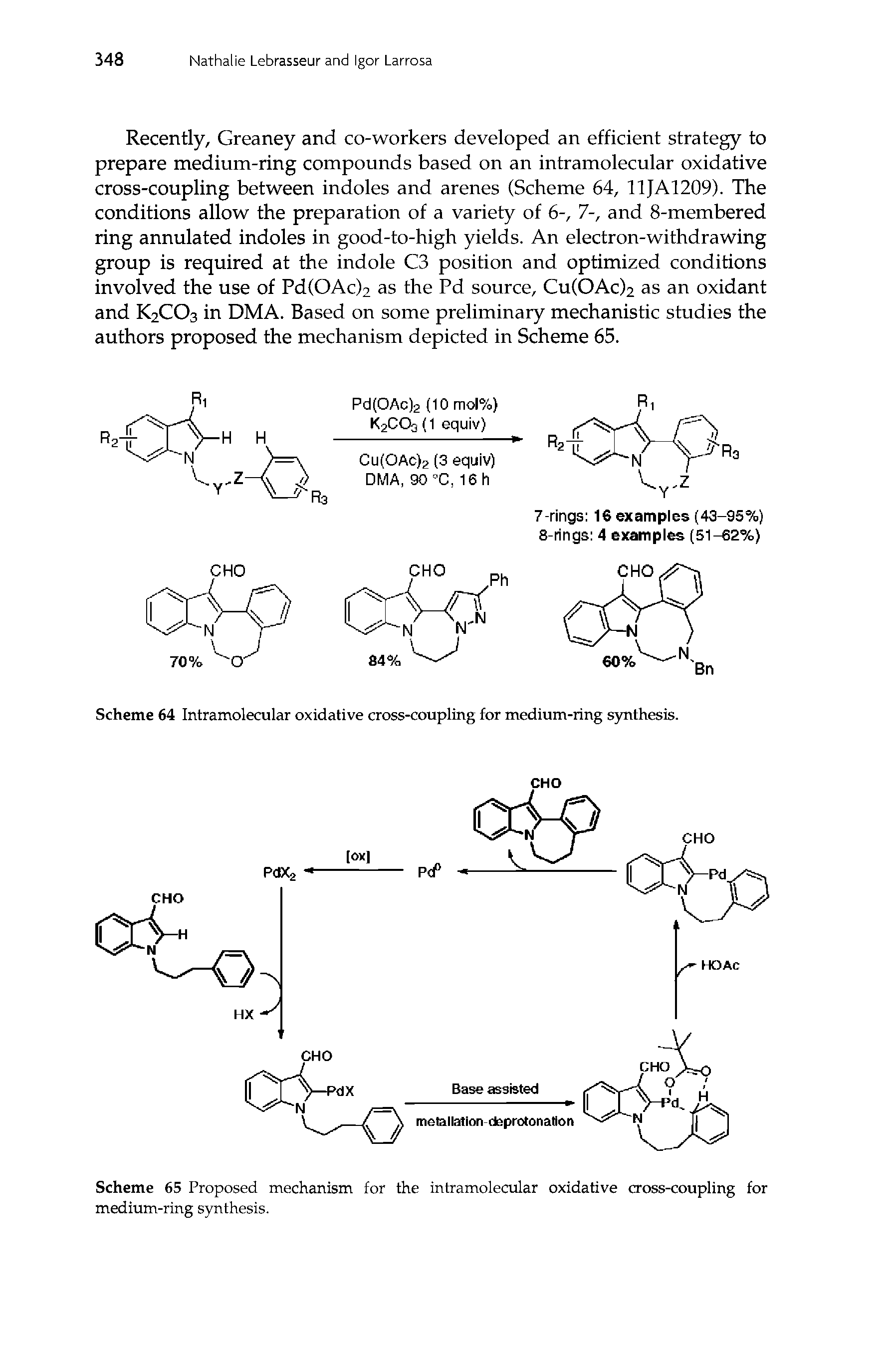 Scheme 64 Intramolecular oxidative cross-coupling for medium-ring synthesis.