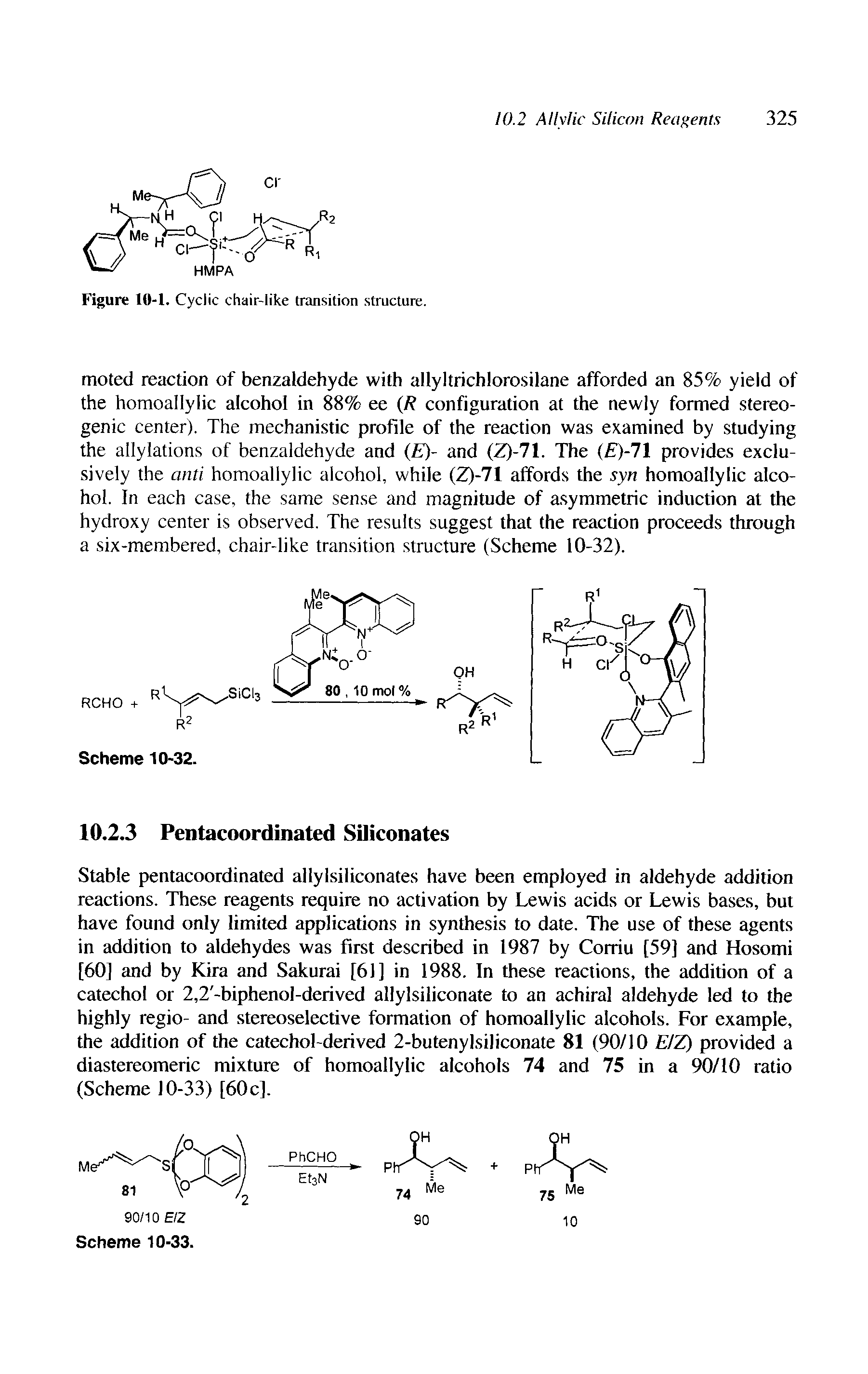 Figure 10-1. Cyclic chair-like transition structure.