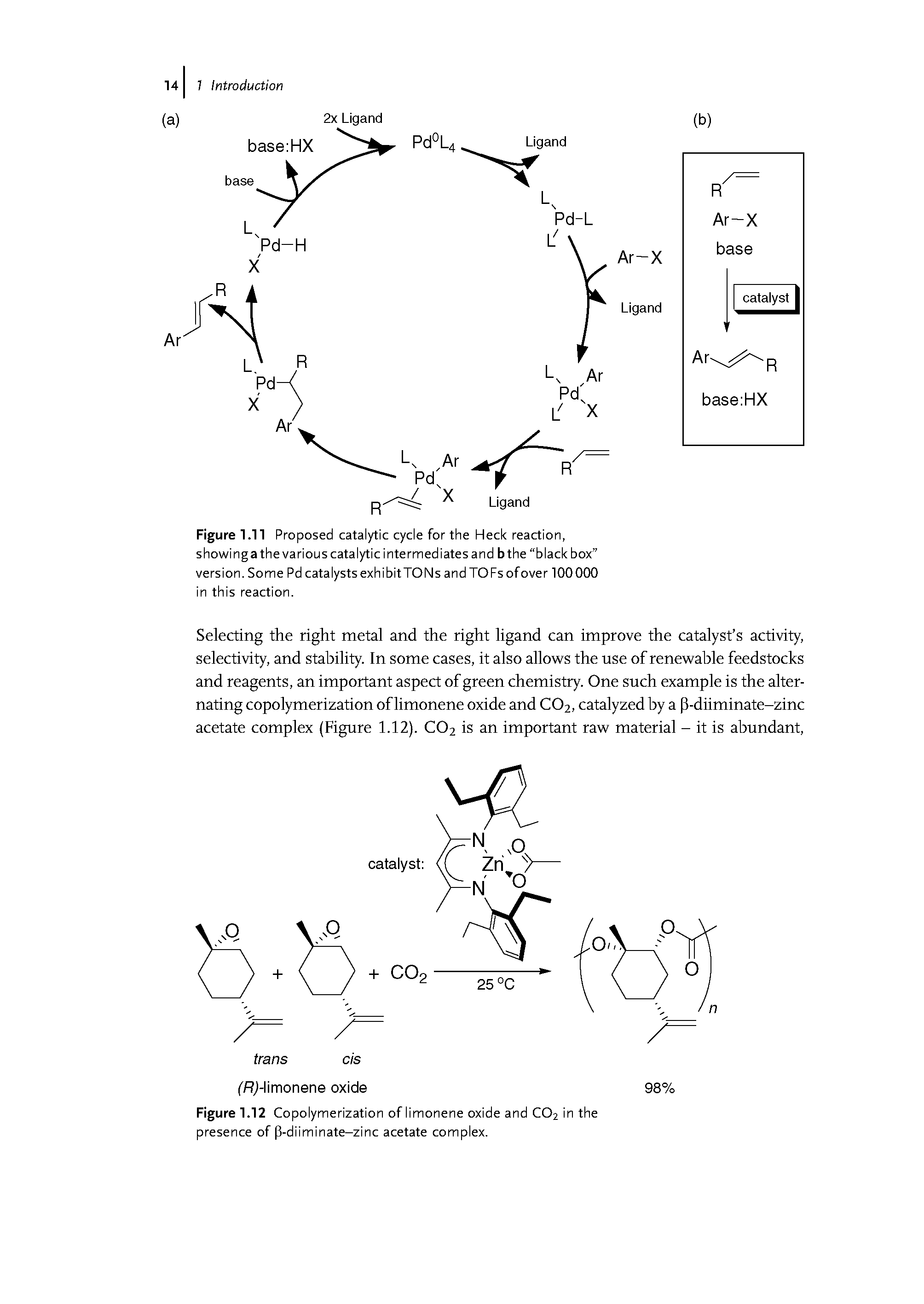 Figure 1.12 Copolymerization of limonene oxide and C02 in the presence of P-diiminate-zinc acetate complex.