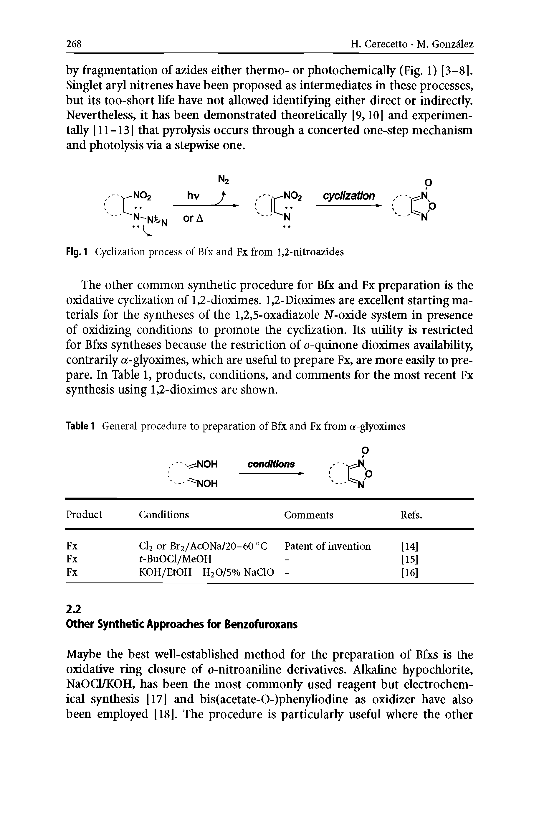 Table 1 General procedure to preparation of Bfx and Fx from a-glyoximes...