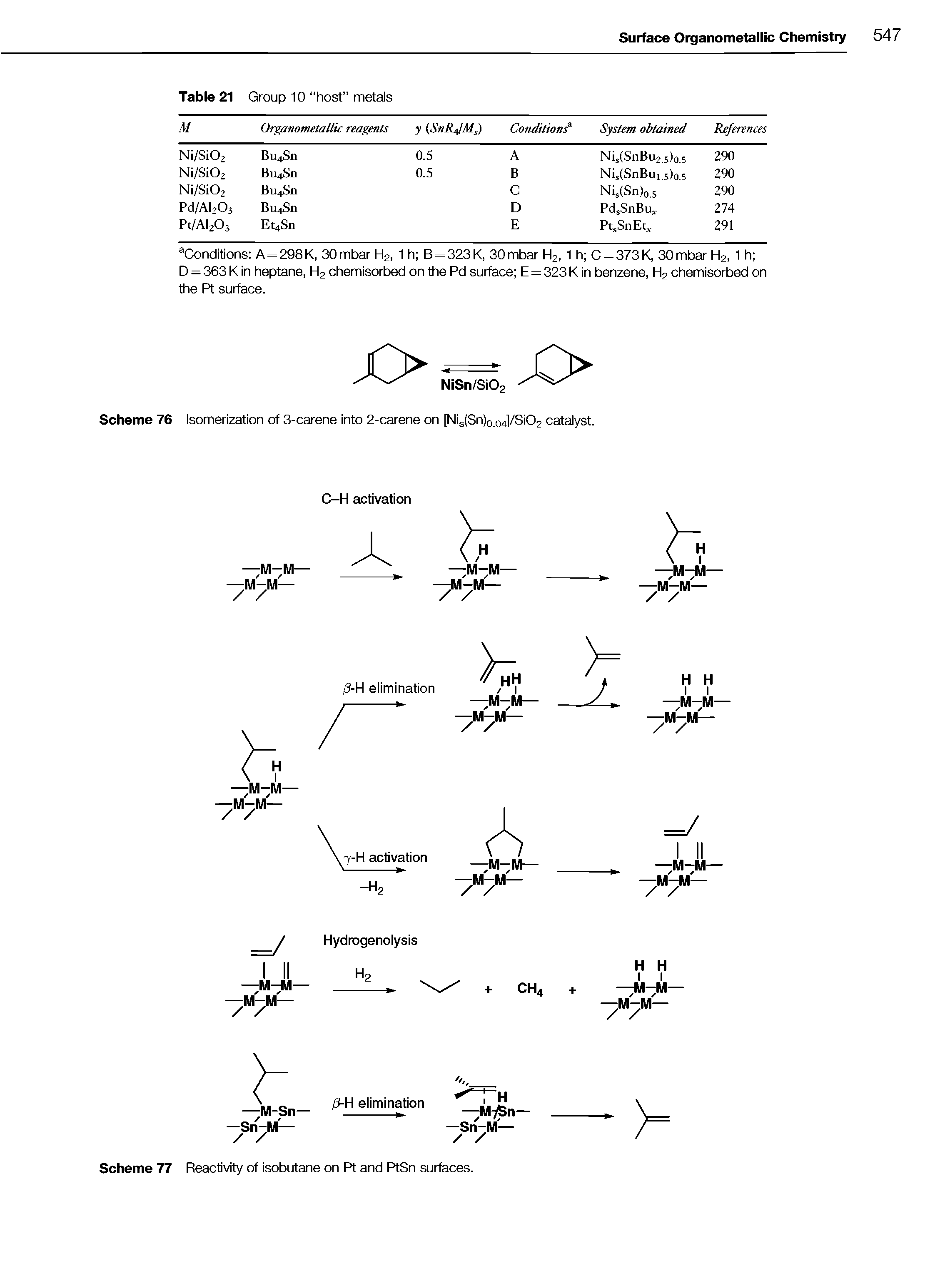Scheme 76 Isomerization of 3-carene into 2-carene on [Nig(Sn)o,o4]/Si02 catalyst.