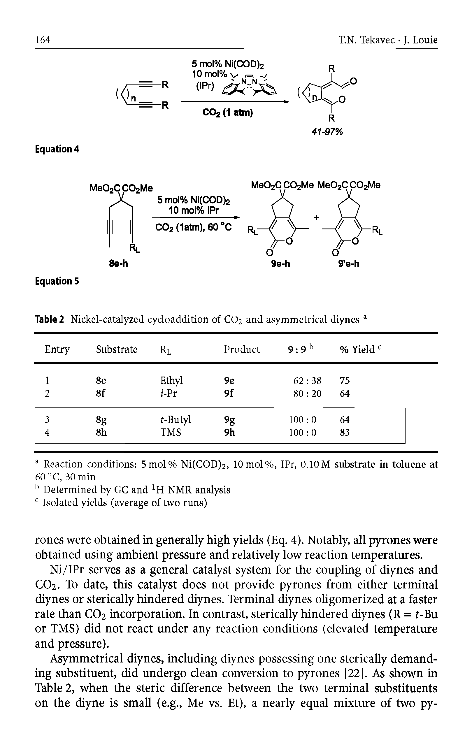 Table 2 Nickel-catalyzed cycloaddition of C02 and asymmetrical diynes...