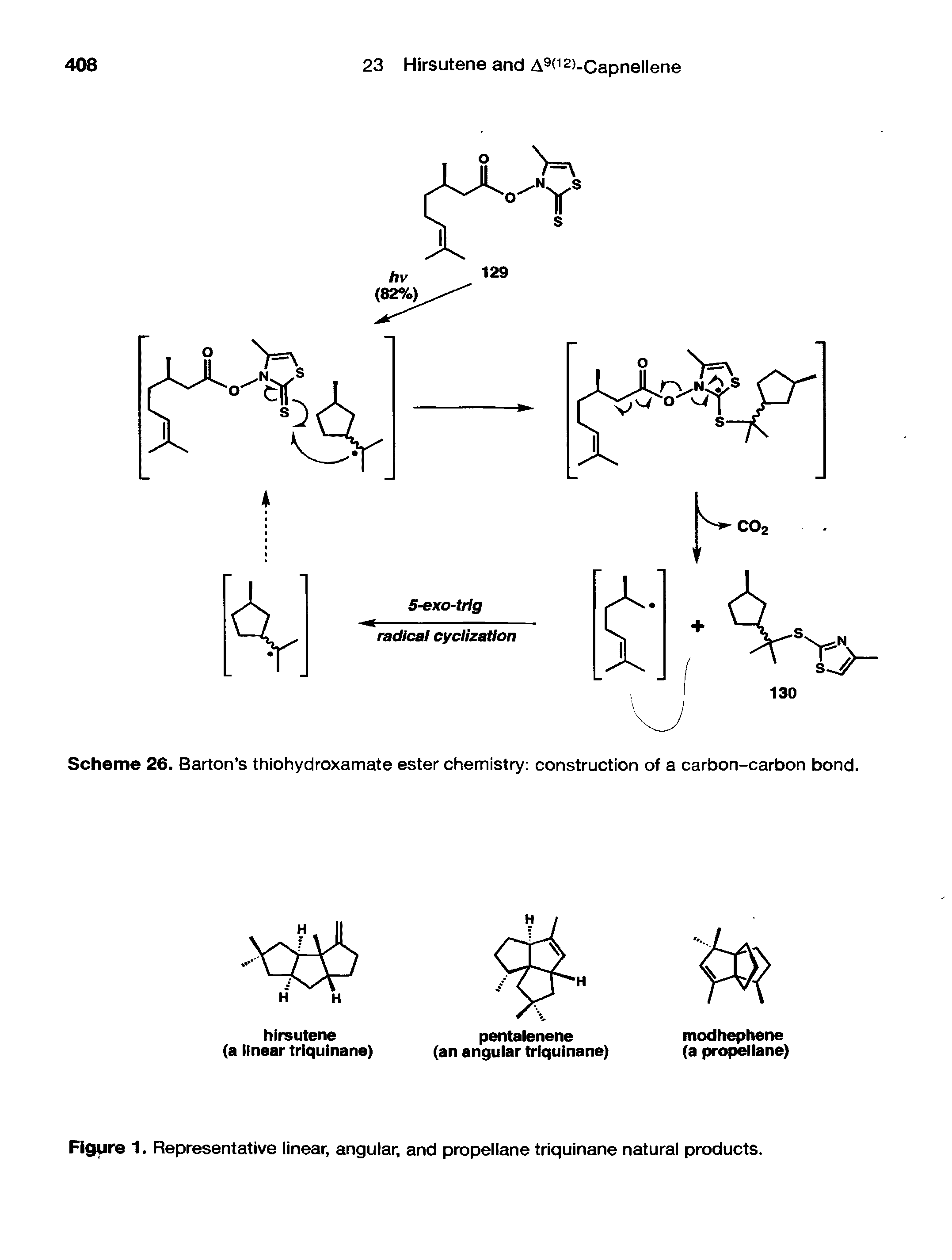 Figure 1. Representative linear, angular, and propellane triquinane natural products.