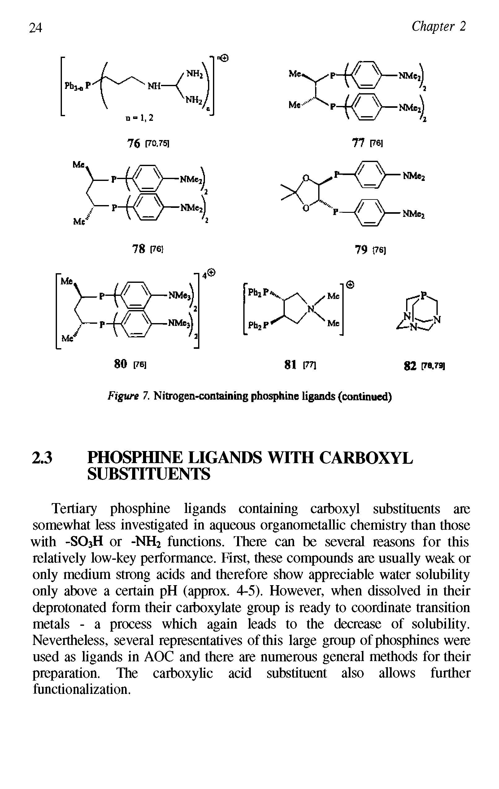 Figure 7. Nitrogen-containing phosphine ligands (continued)...