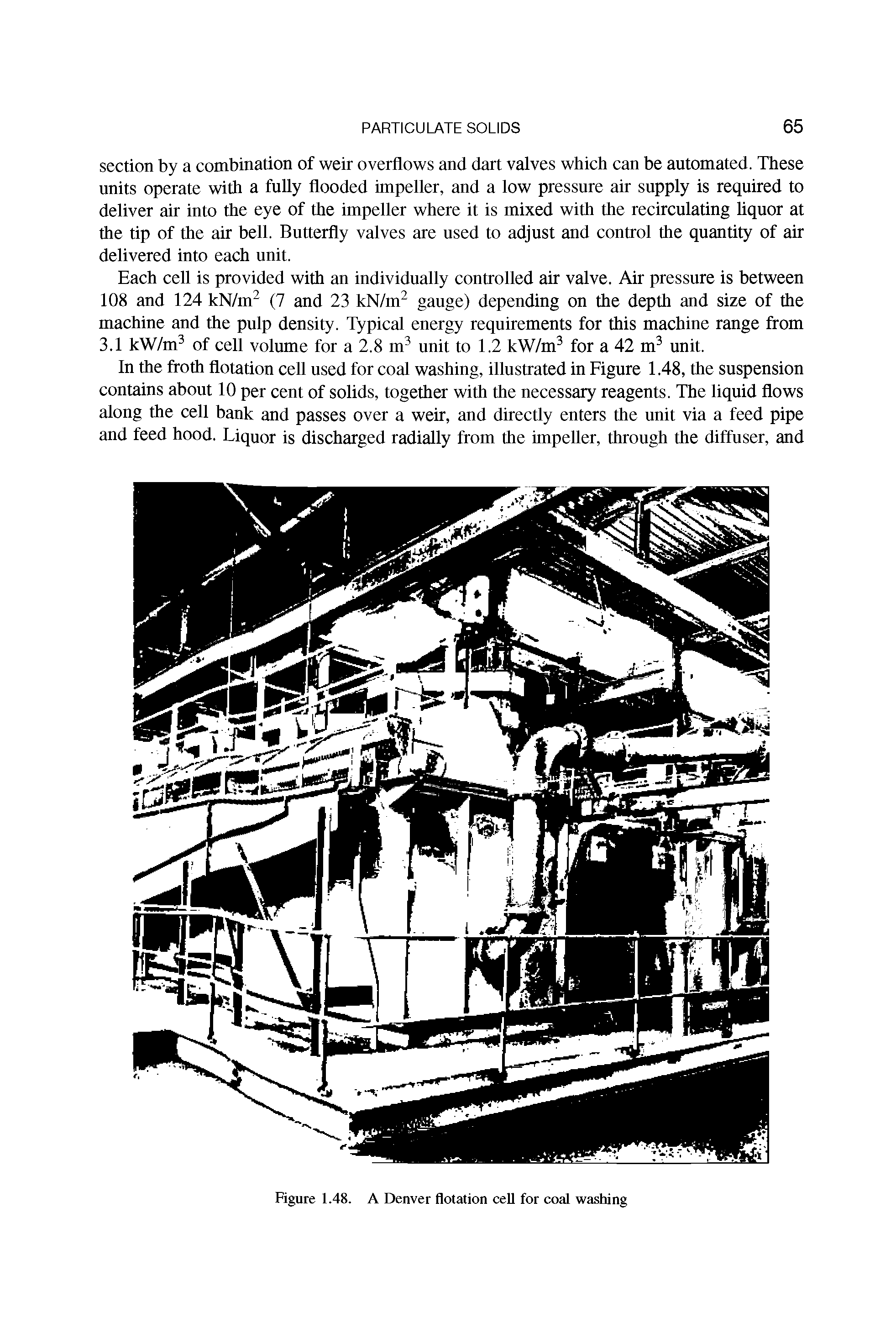 Figure 1.48. A Denver flotation cell for coal washing...