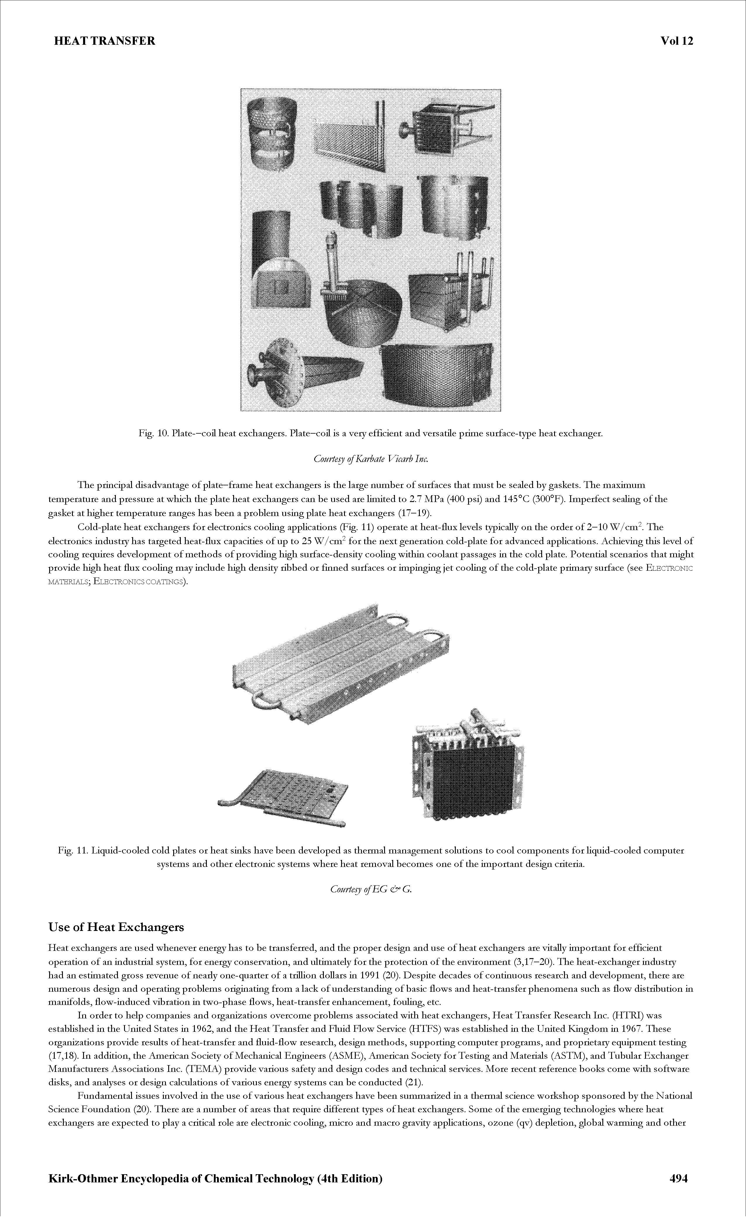 Fig. 10. Plate-—coil heat exchangers. Plate—coil is a very efficient and versatile prime surface-type heat exchanger.
