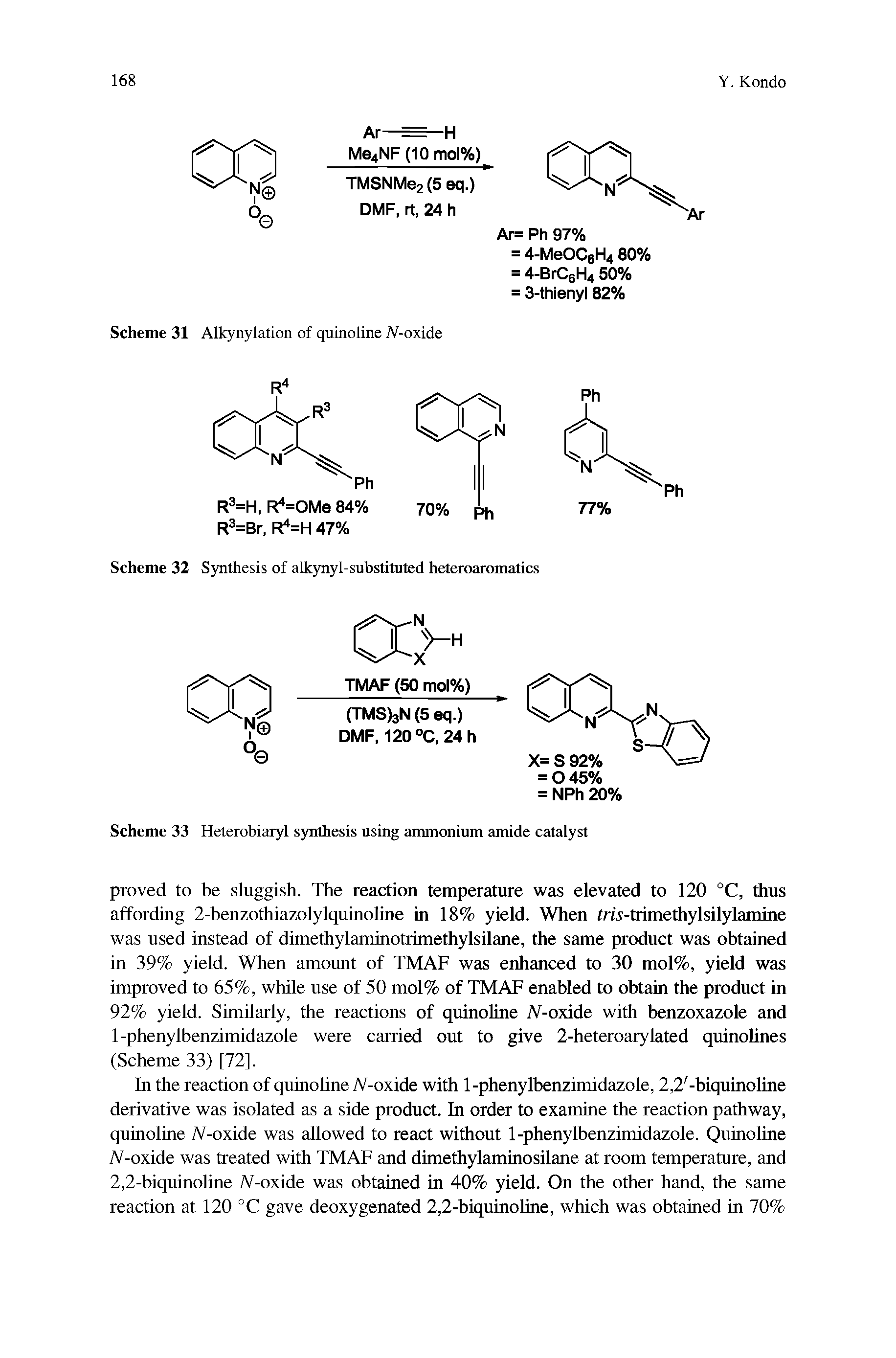 Scheme 33 Heterobiaryl synthesis using ammonium amide catalyst...