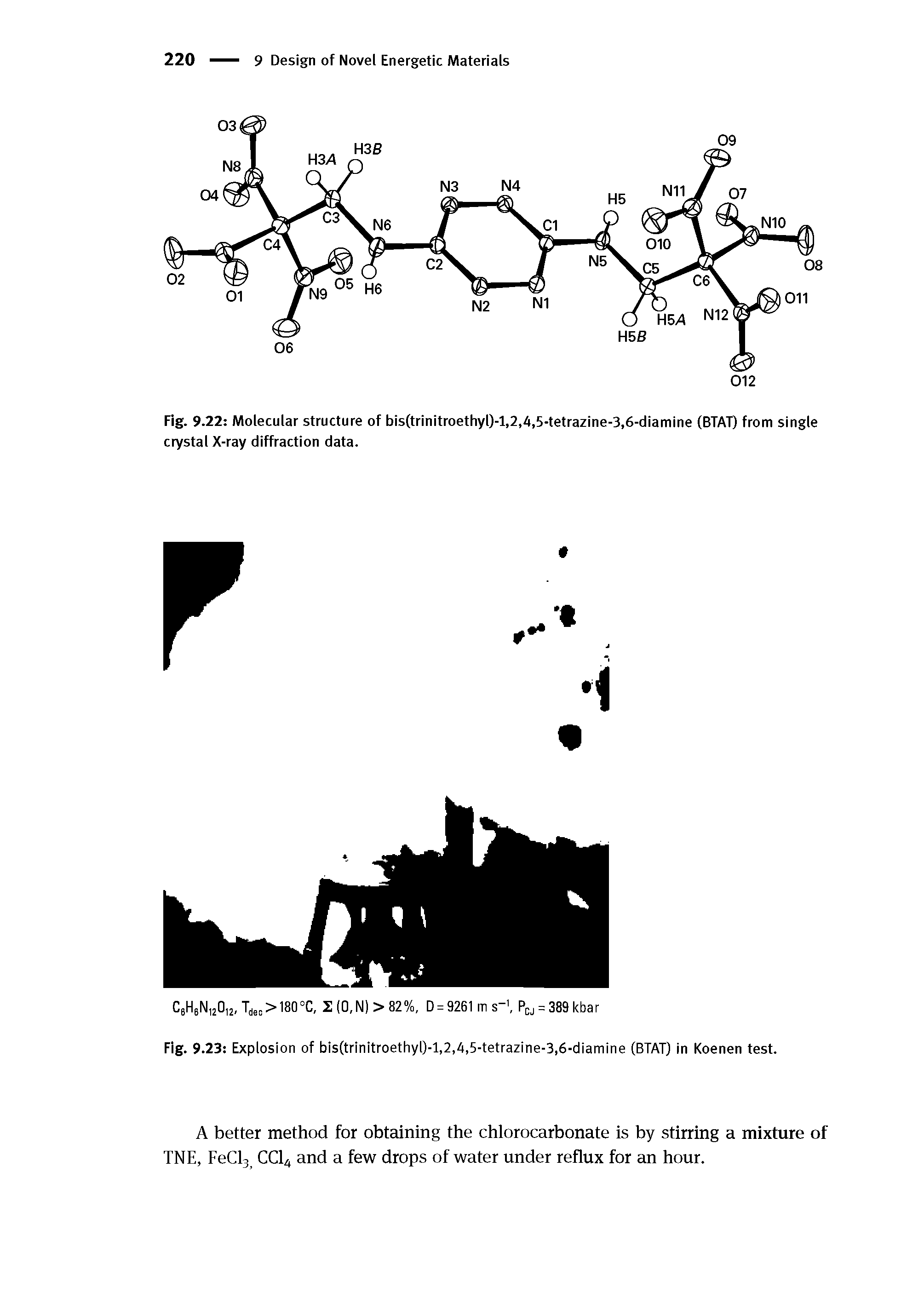 Fig. 9.23 Explosion of bis(trinitroethyl)-l,2,4,5-tetrazine-3,6-diamine (BTAT) in Koenen test.