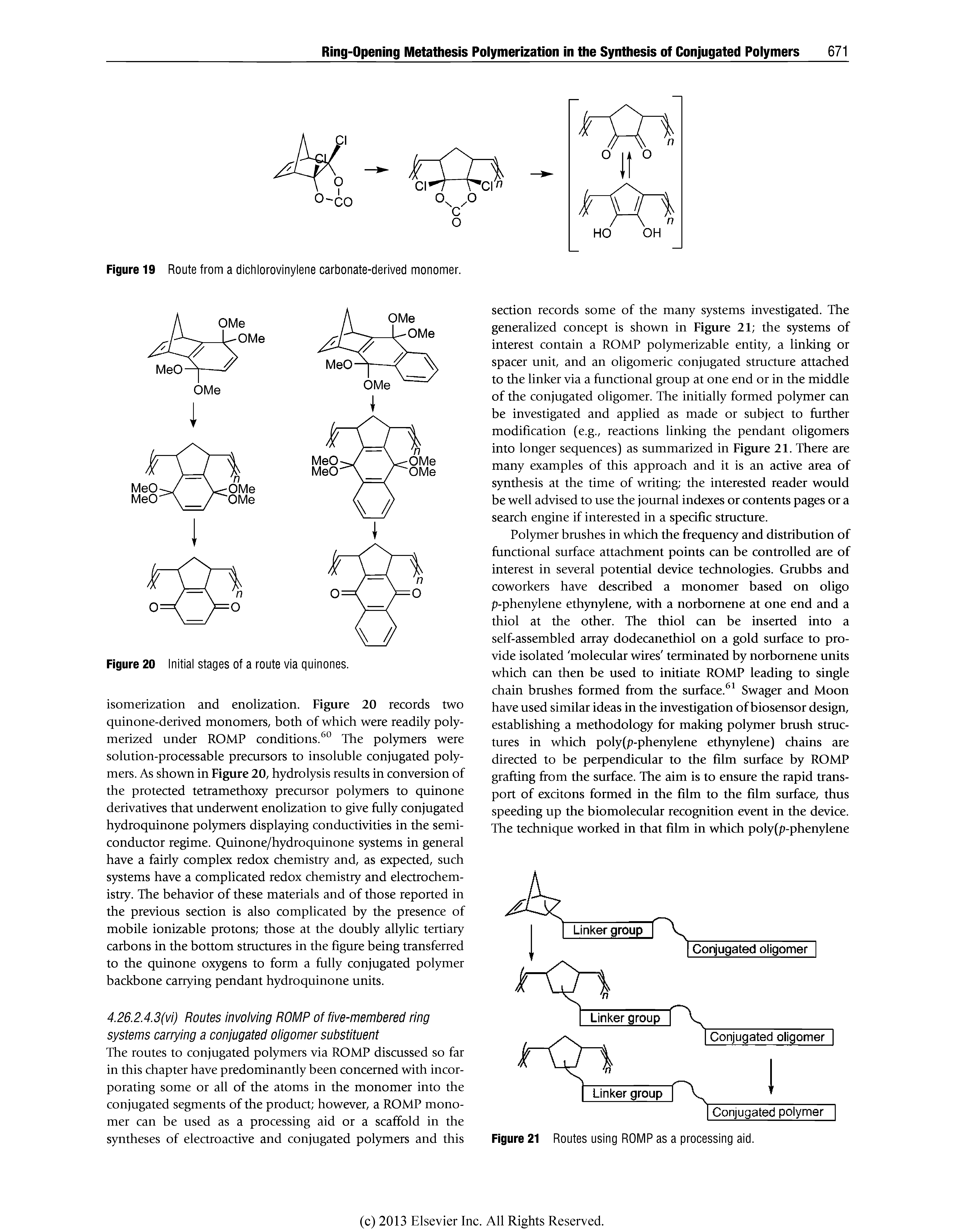 Figure 19 Route from a dichlorovinylene carbonate-derived monomer.