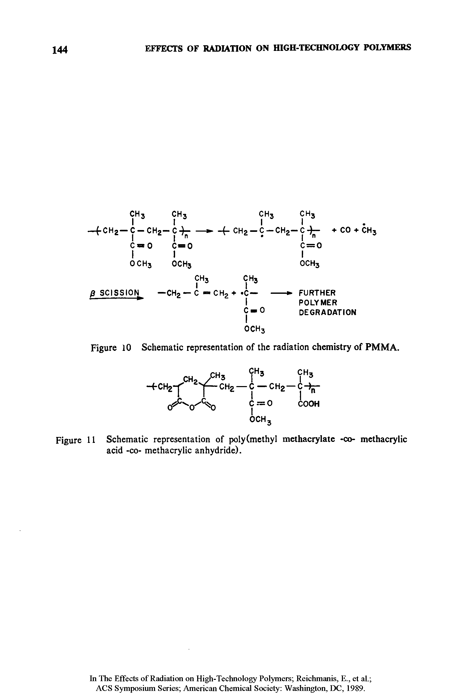 Figure 11 Schematic representation of poly (methyl methacrylate -co- methacrylic acid -co- methacrylic anhydride).