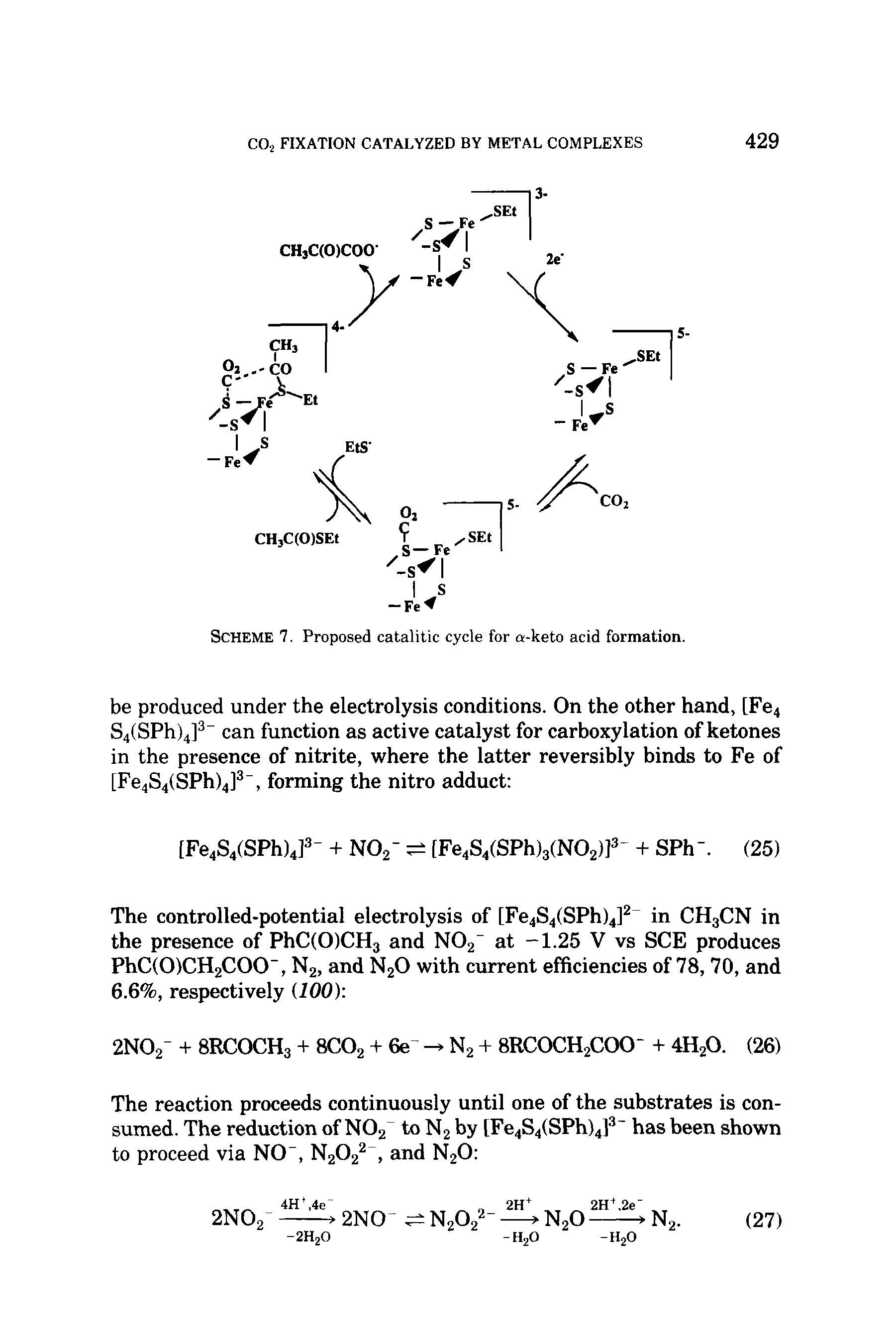 Scheme 7. Proposed catalitic cycle for a-keto acid formation.