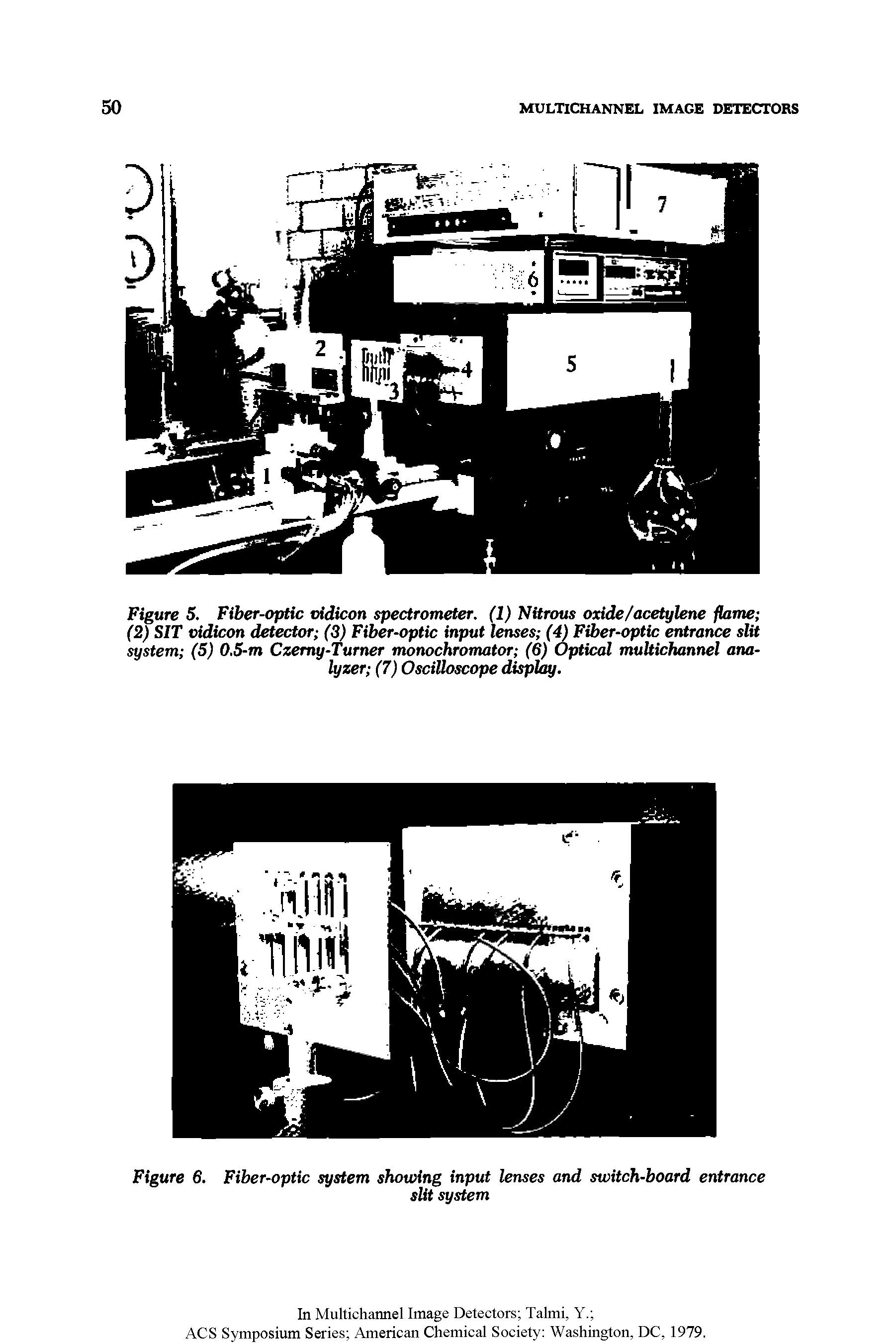 Figure 6. Fiber-optic system showing input lenses and switch-board entrance...