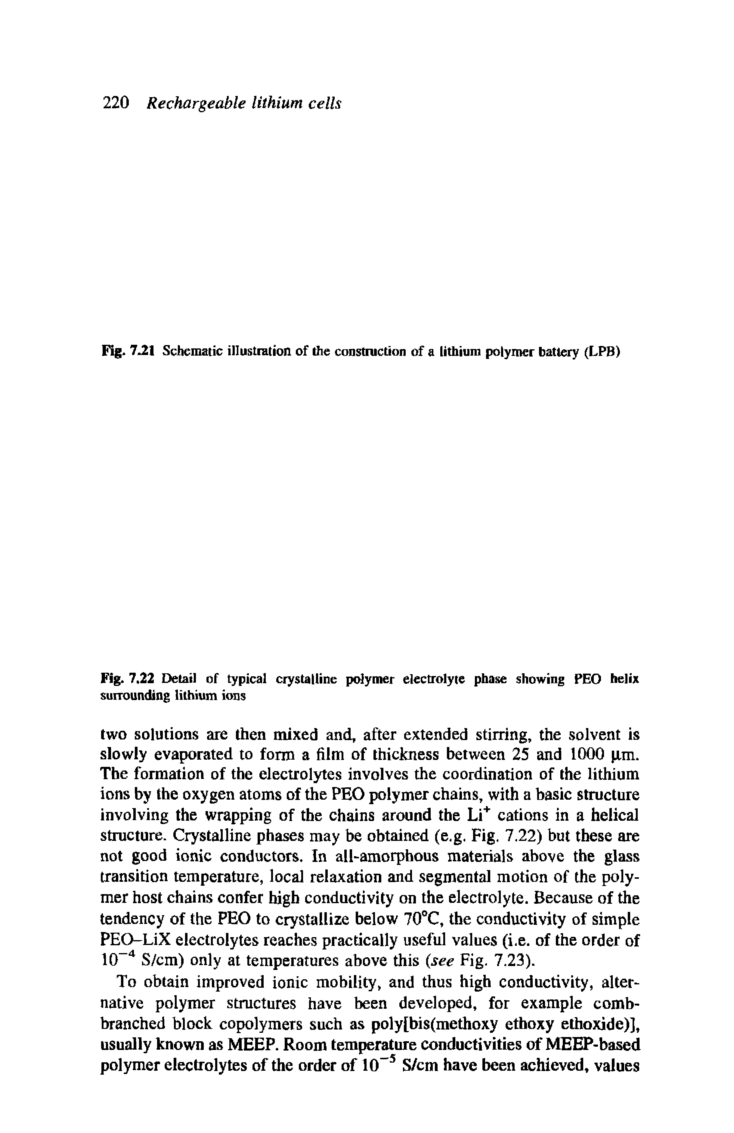 Fig. 7.21 Schematic illustration of the construction of a lithium polymer battery (LPB)...