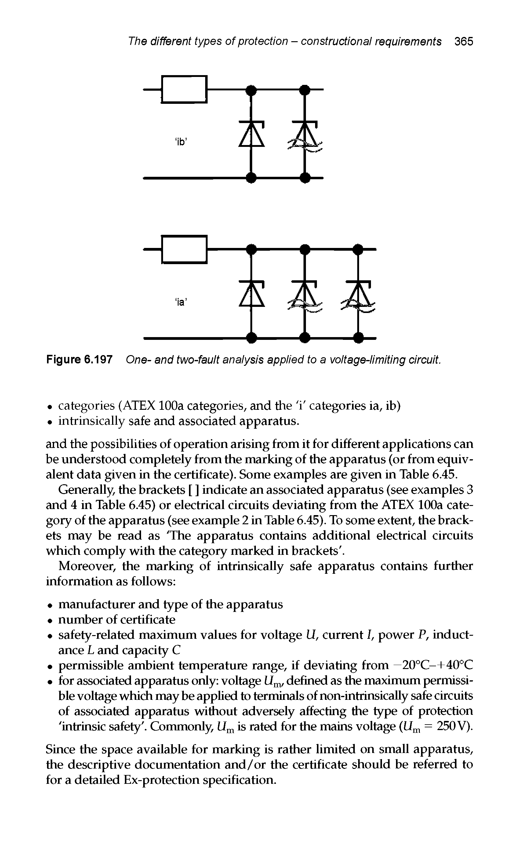 Figure 6.197 One- and two-fault analysis applied to a voltage-limiting circuit.