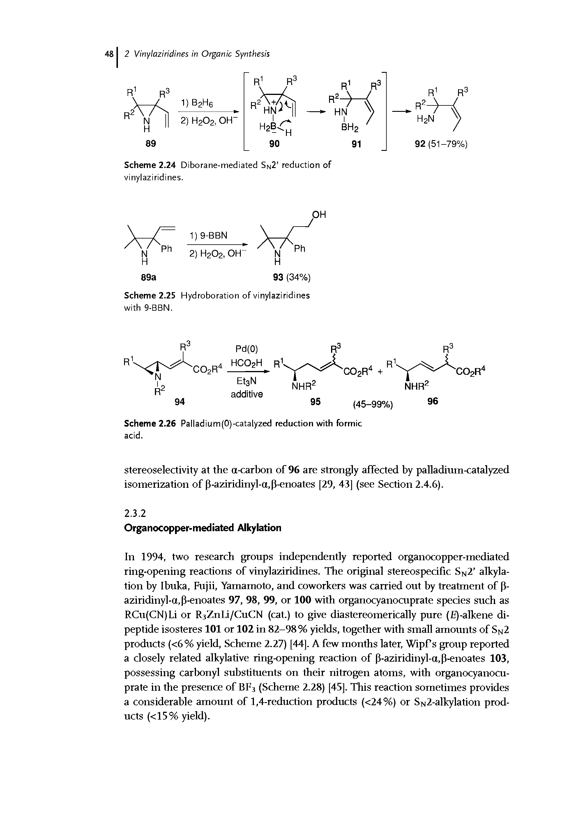 Scheme 2.26 Palladium(0)-catalyzed reduction with formic acid.