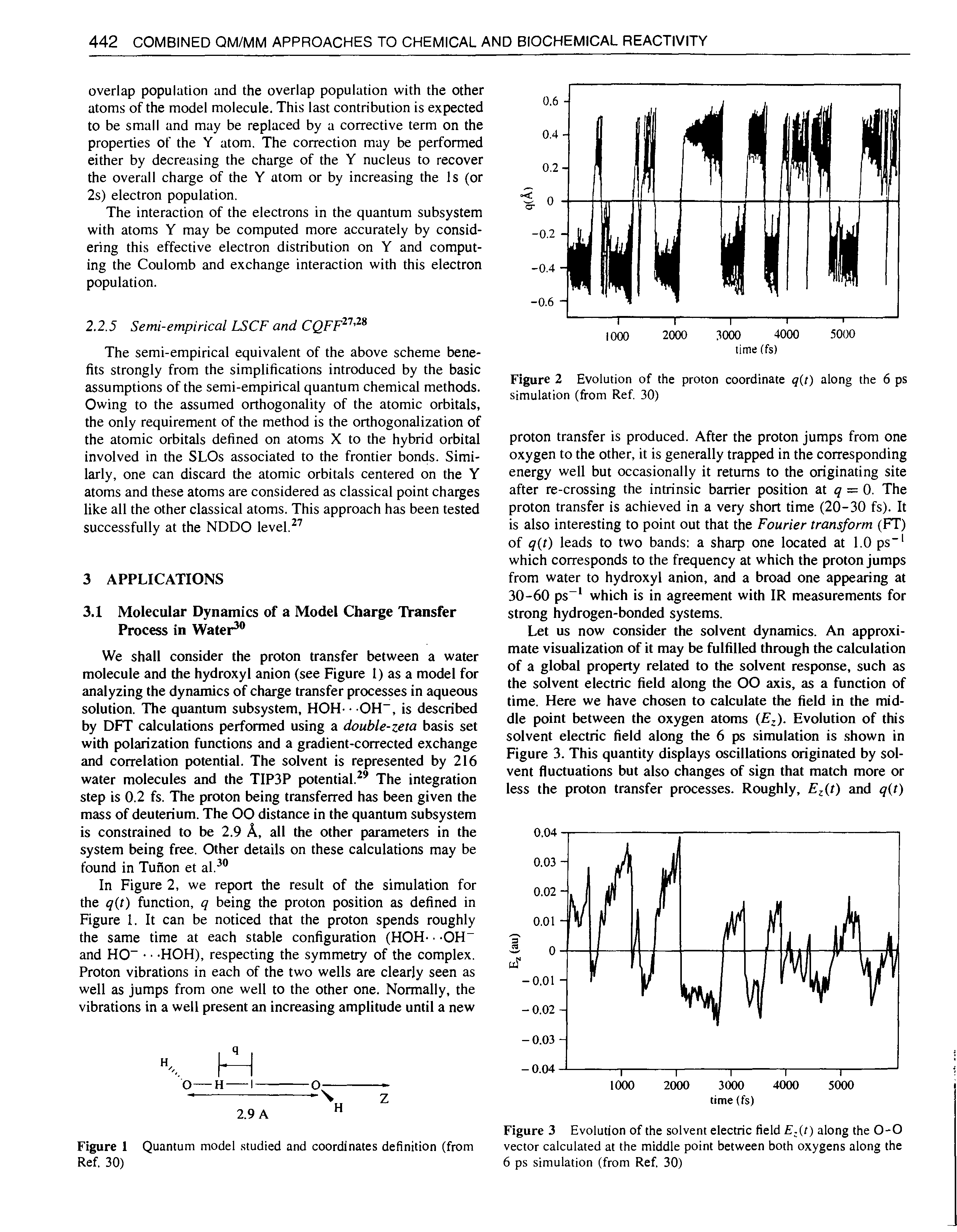 Figure 1 Quantum model. studied and coordinates definition (from Ref 30)...