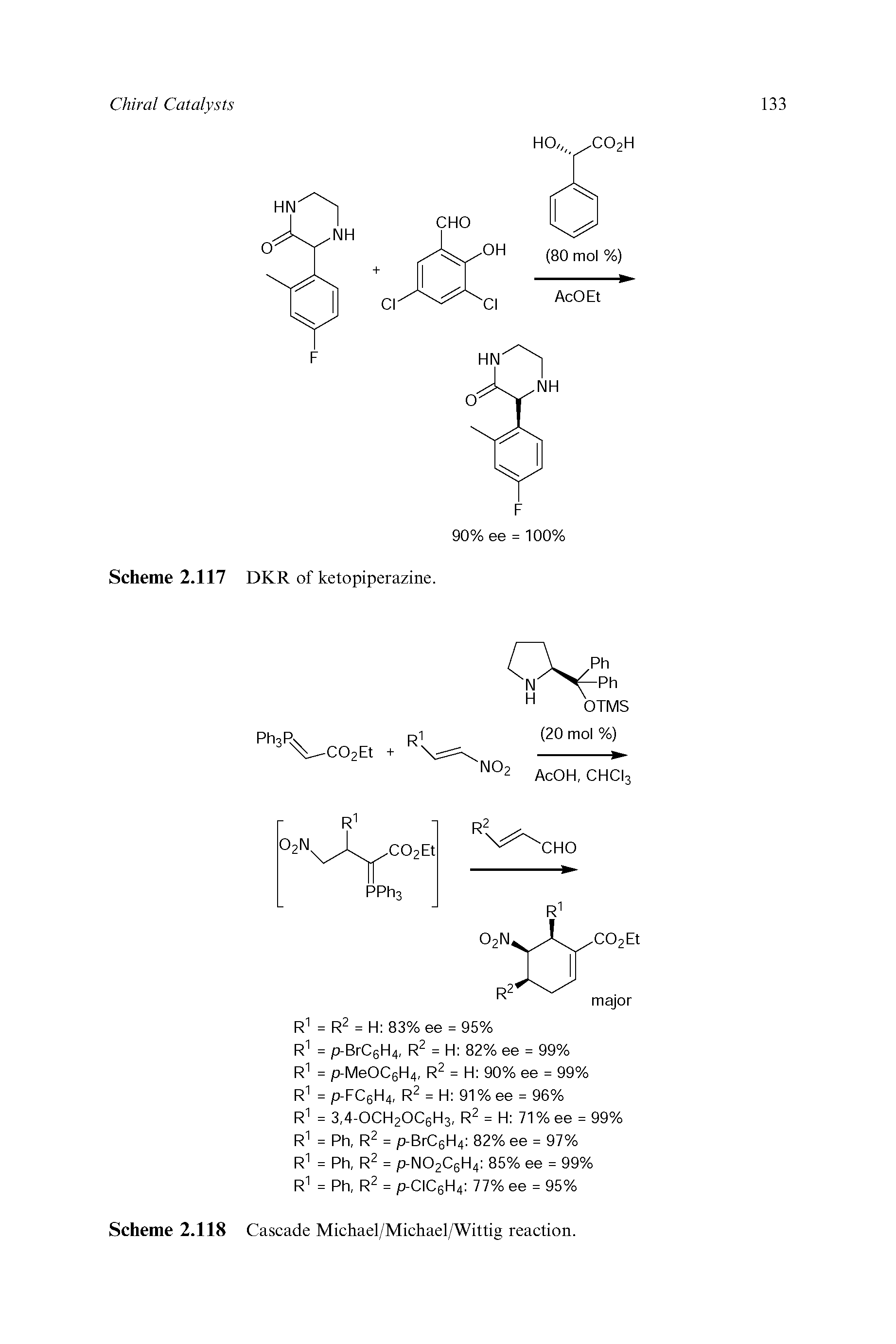 Scheme 2.118 Cascade Michael/Michael/Wittig reaction.