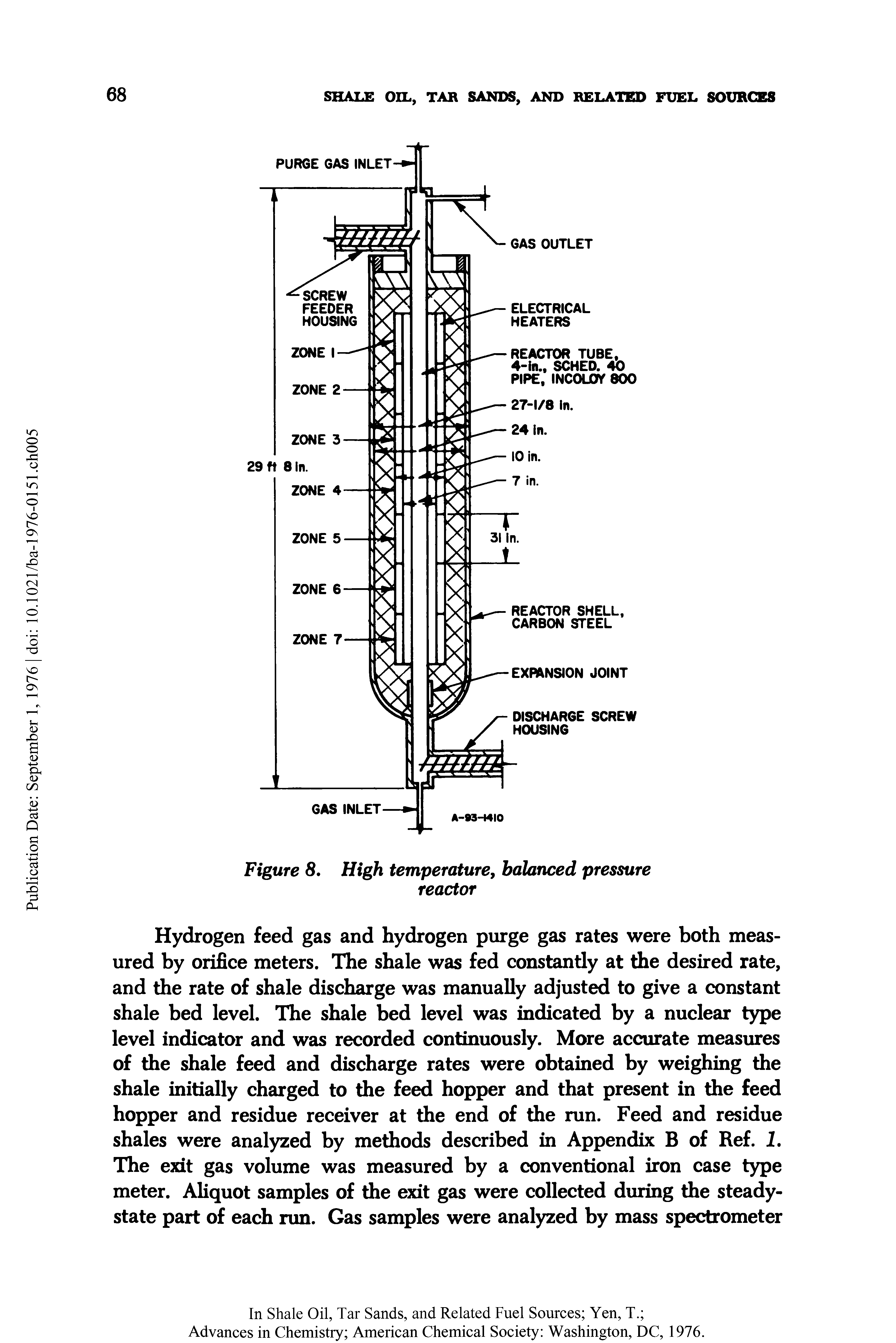 Figure 8. High temperature, balanced pressure reactor...