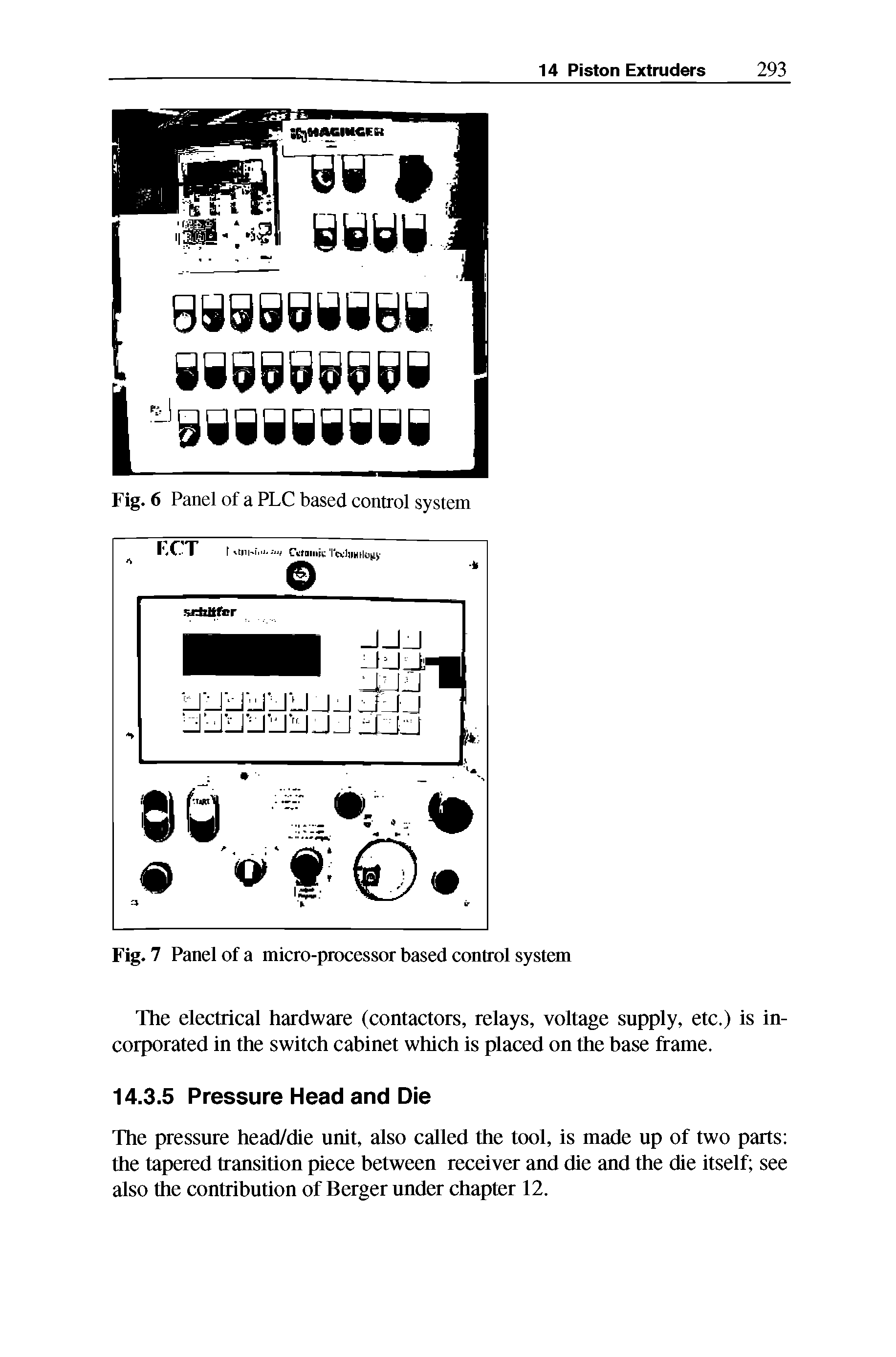 Fig. 7 Panel of a micro-processor based control system...