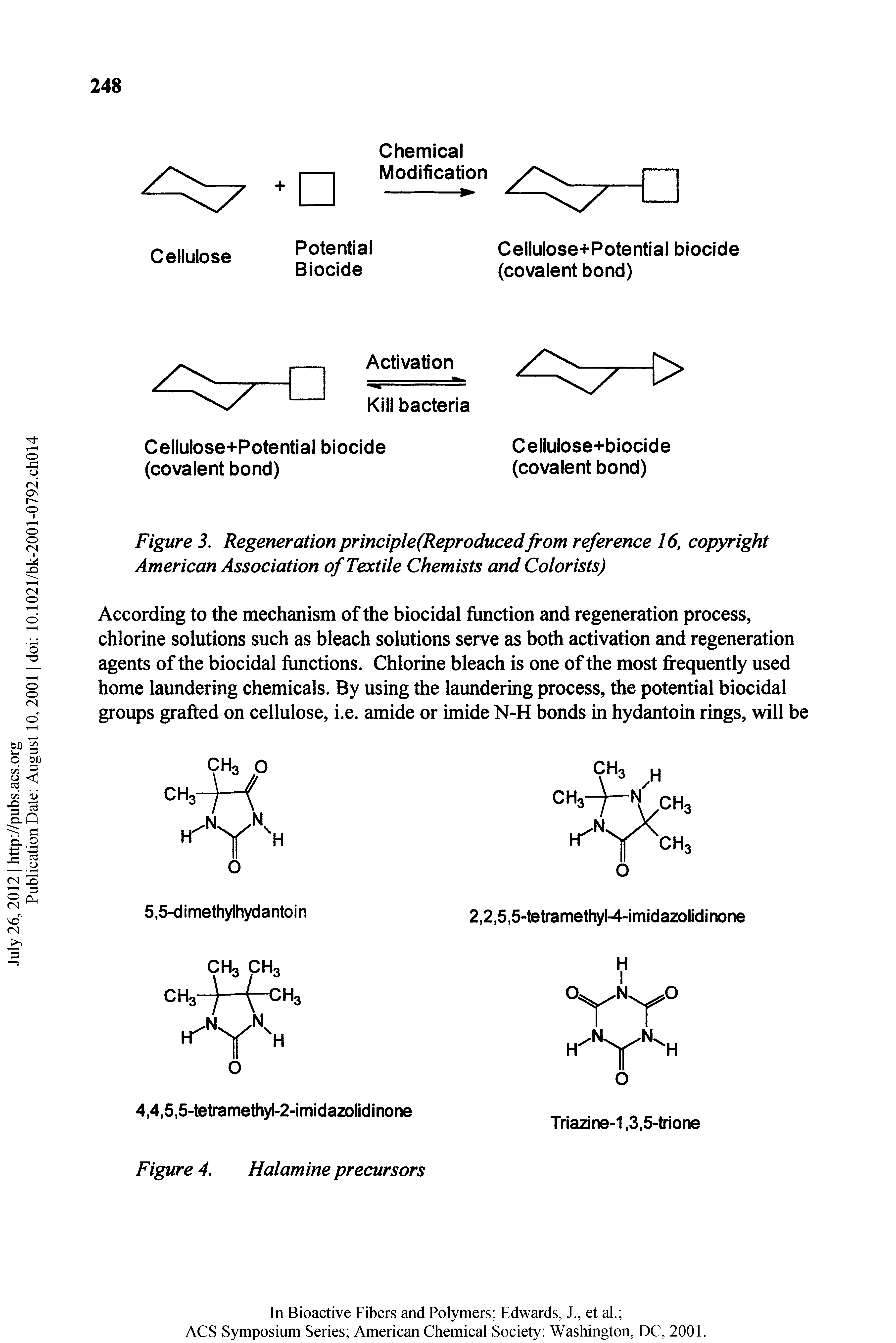 Figure 3. Regeneration principle(Reproducedfrom reference 16, copyright American Association of Textile Chemists and Colorists)...