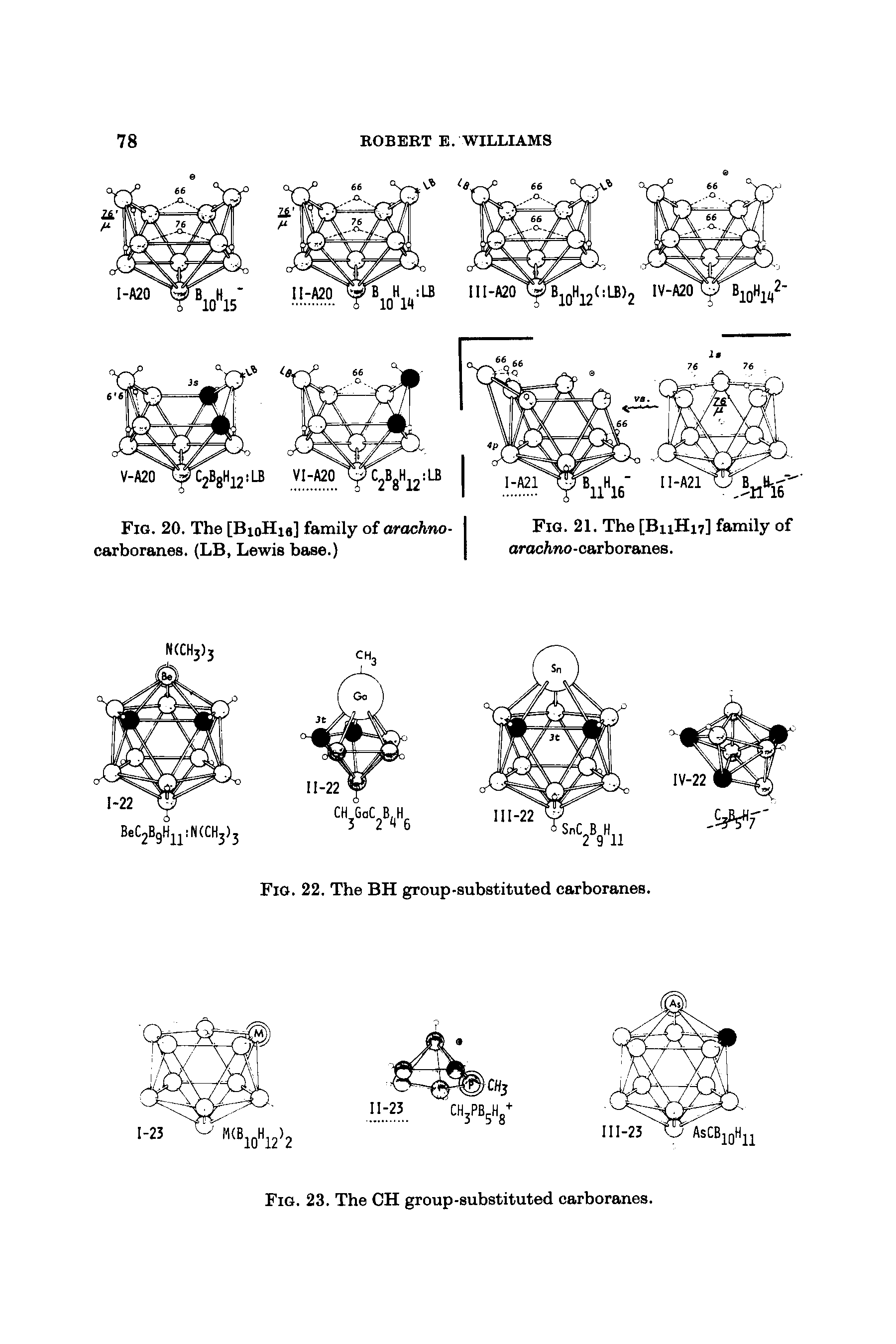 Fig. 20. The [BioHia] family of arachno-carboranes. (LB, Lewis base.)...