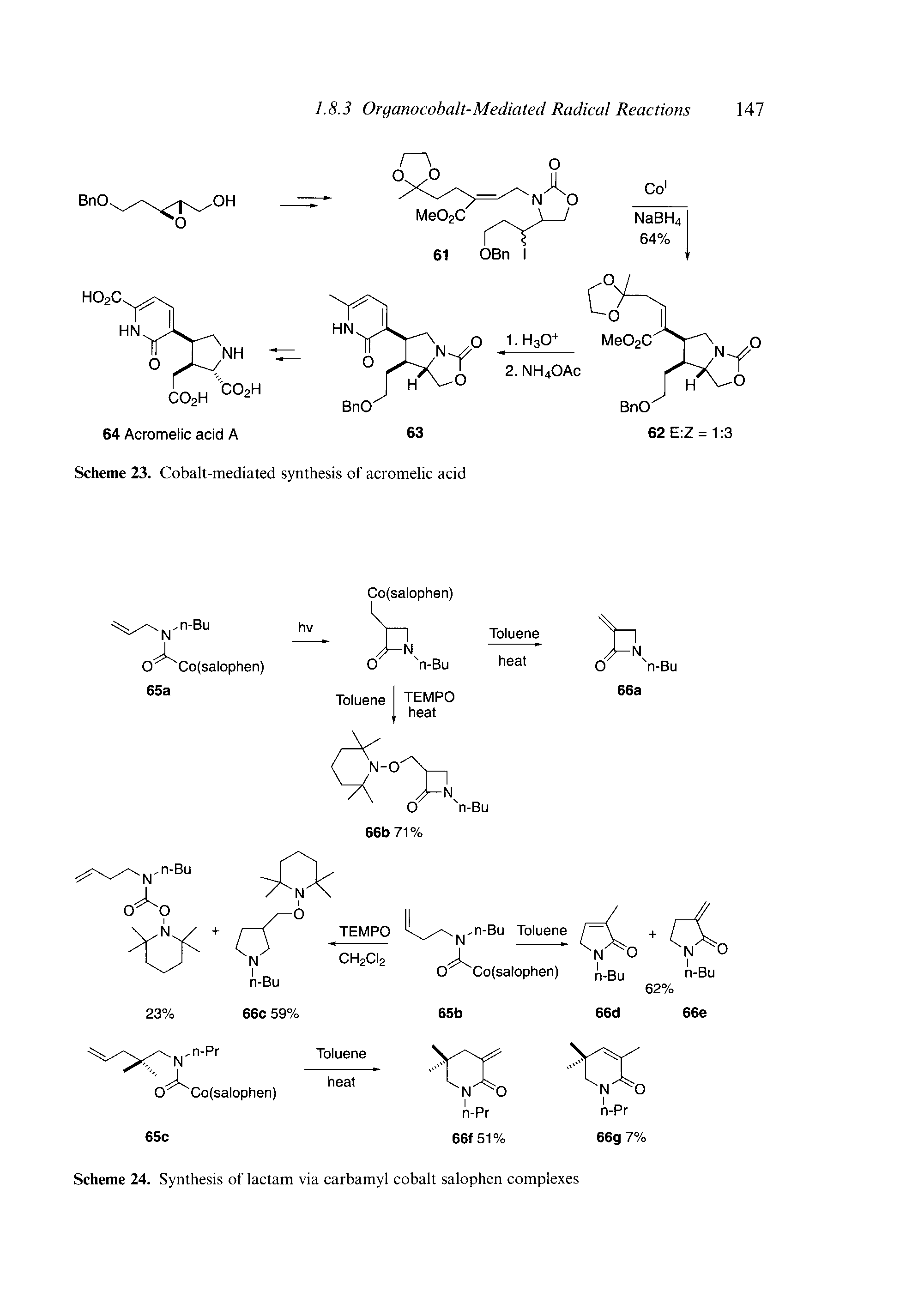 Scheme 23. Cobalt-mediated synthesis of acromelic acid...
