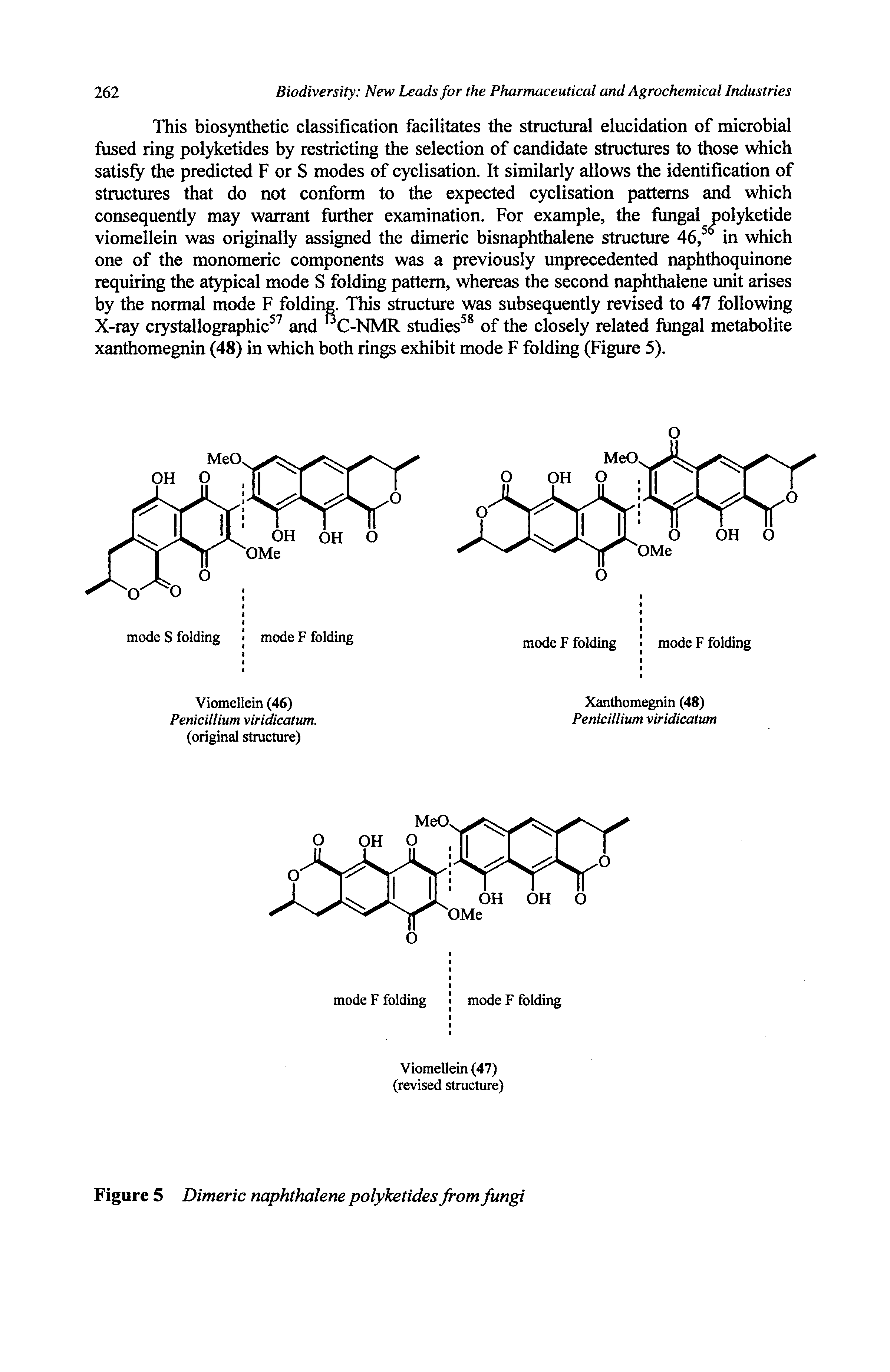 Figure 5 Dimeric naphthalene polyketides from fungi...