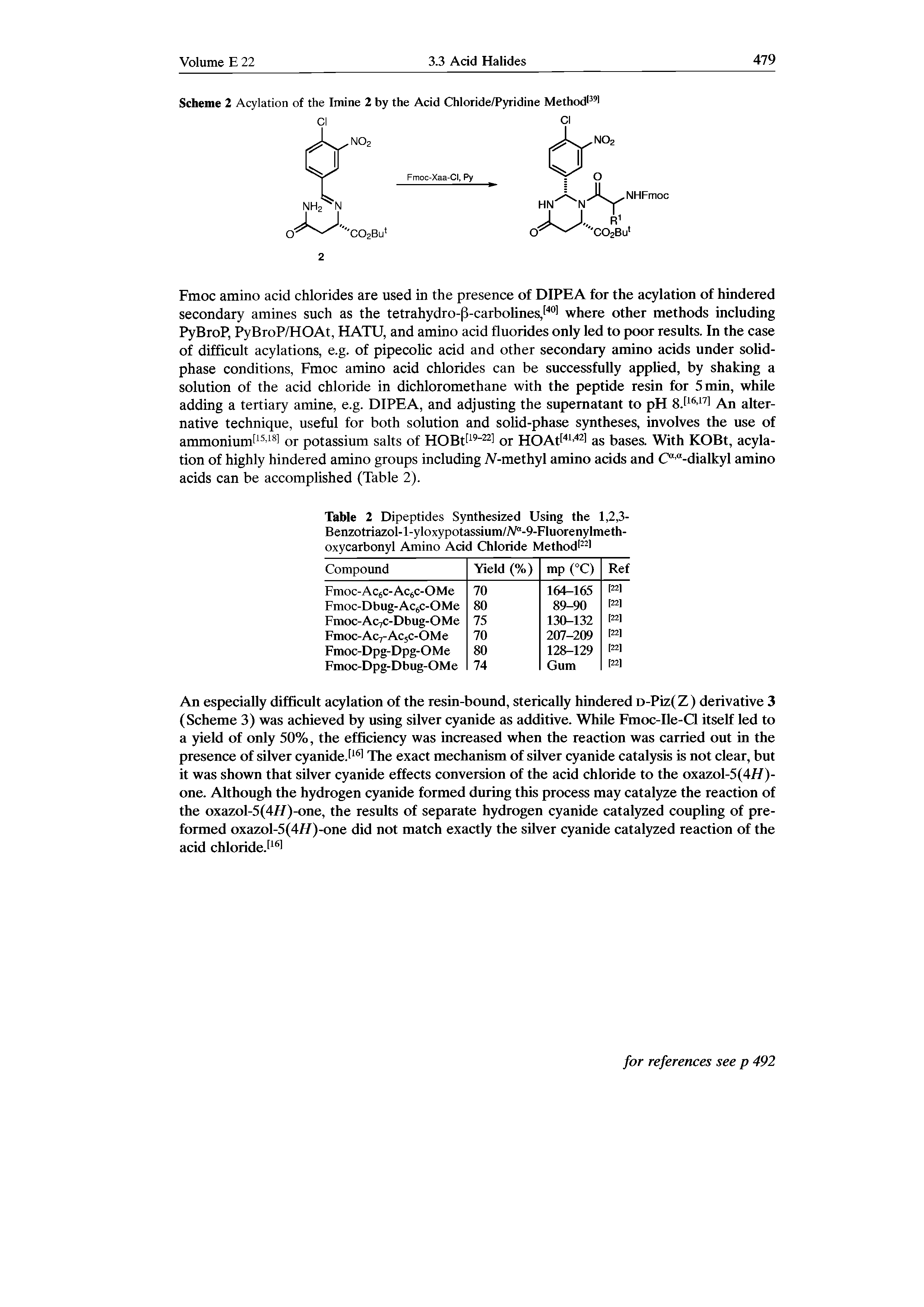 Scheme 2 Acylation of the Imine 2 by the Acid Chloride/Pyridine Method ...