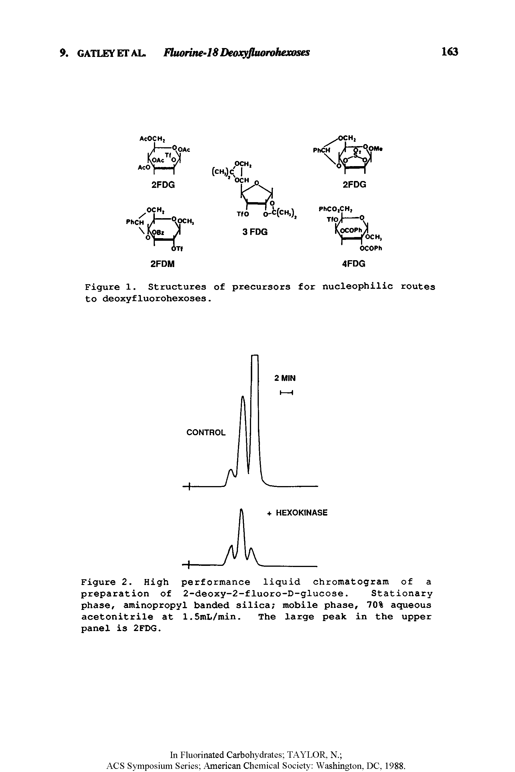 Figure 1. Structures of precursors for nucleophilic routes to deoxyfluorohexoses.