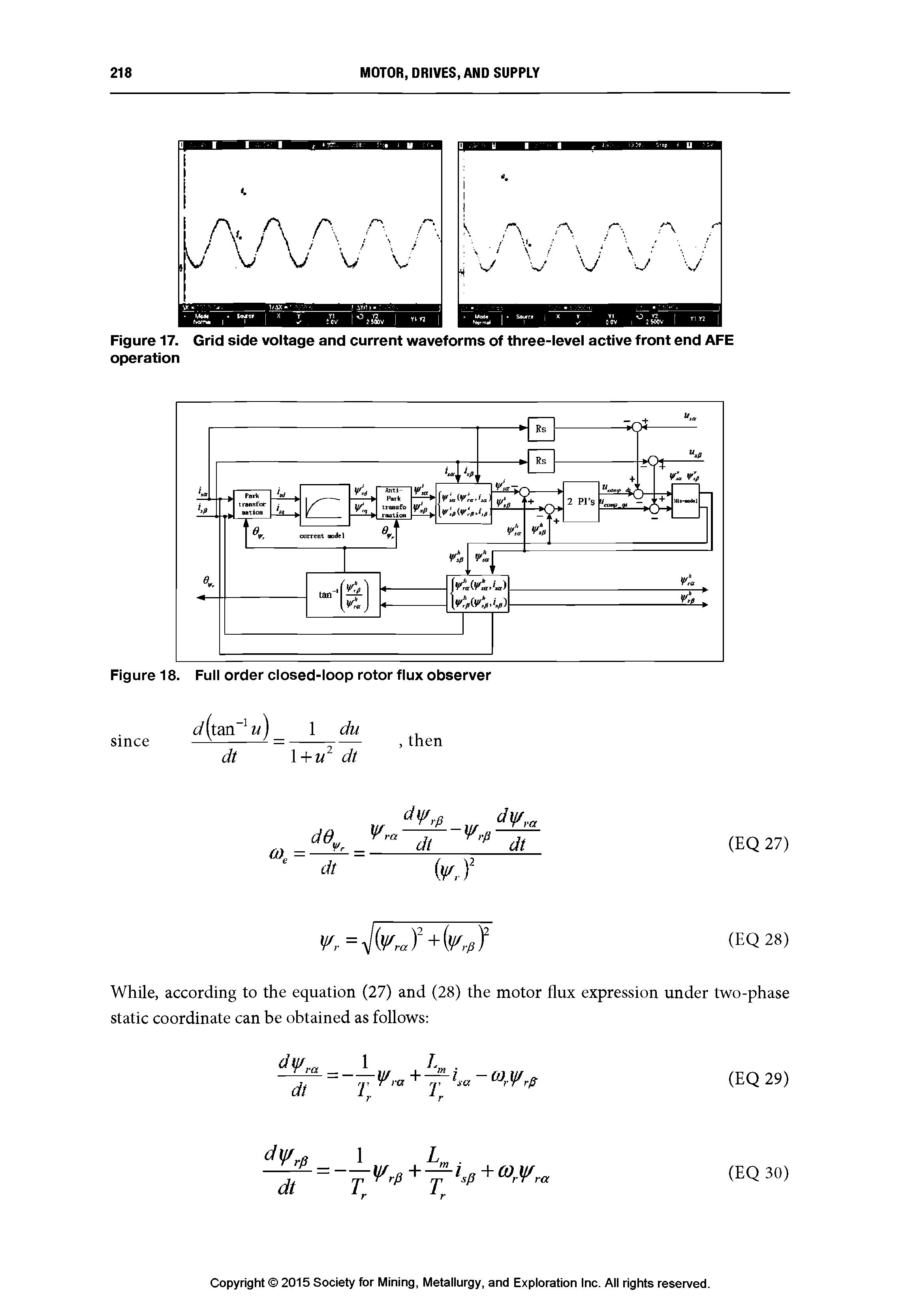 Figure 18. Full order closed-loop rotor flux observer...