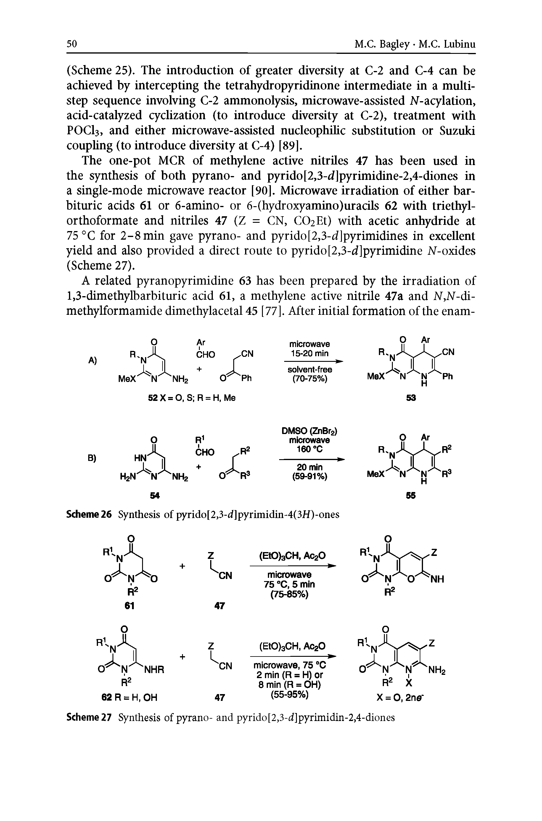 Scheme27 Synthesis of pyrano- and pyrido[2,3-d]pyrimidin-2,4-diones...