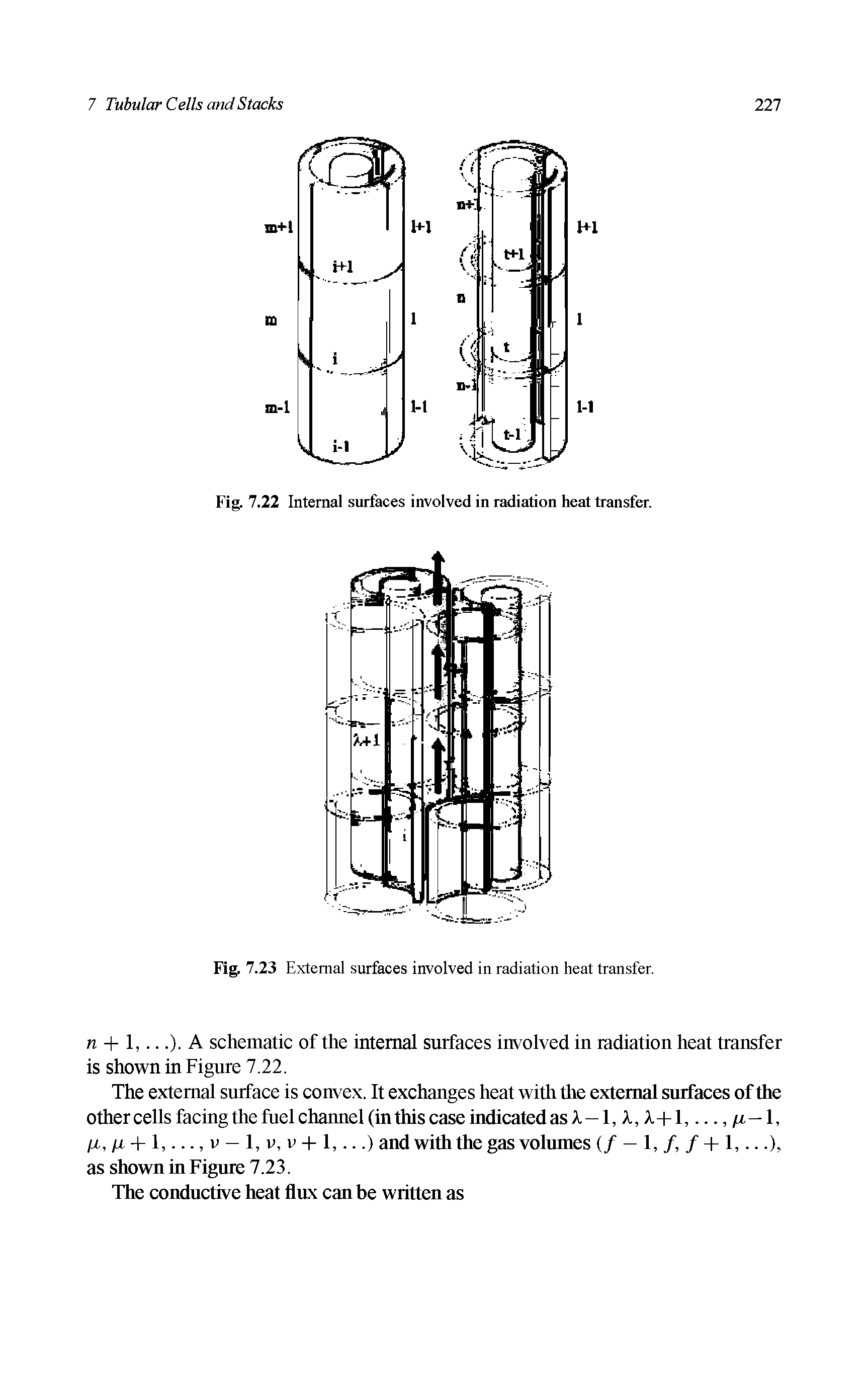 Fig. 7.22 Internal surfaces involved in radiation heat transfer.