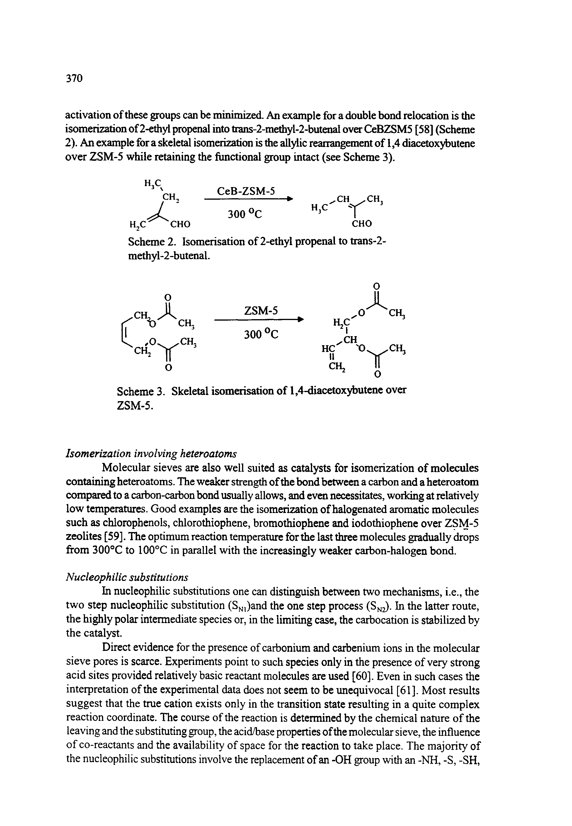 Scheme 2. Isomerisation of 2-ethyl propenal to trans-2-methyl-2-butenal.