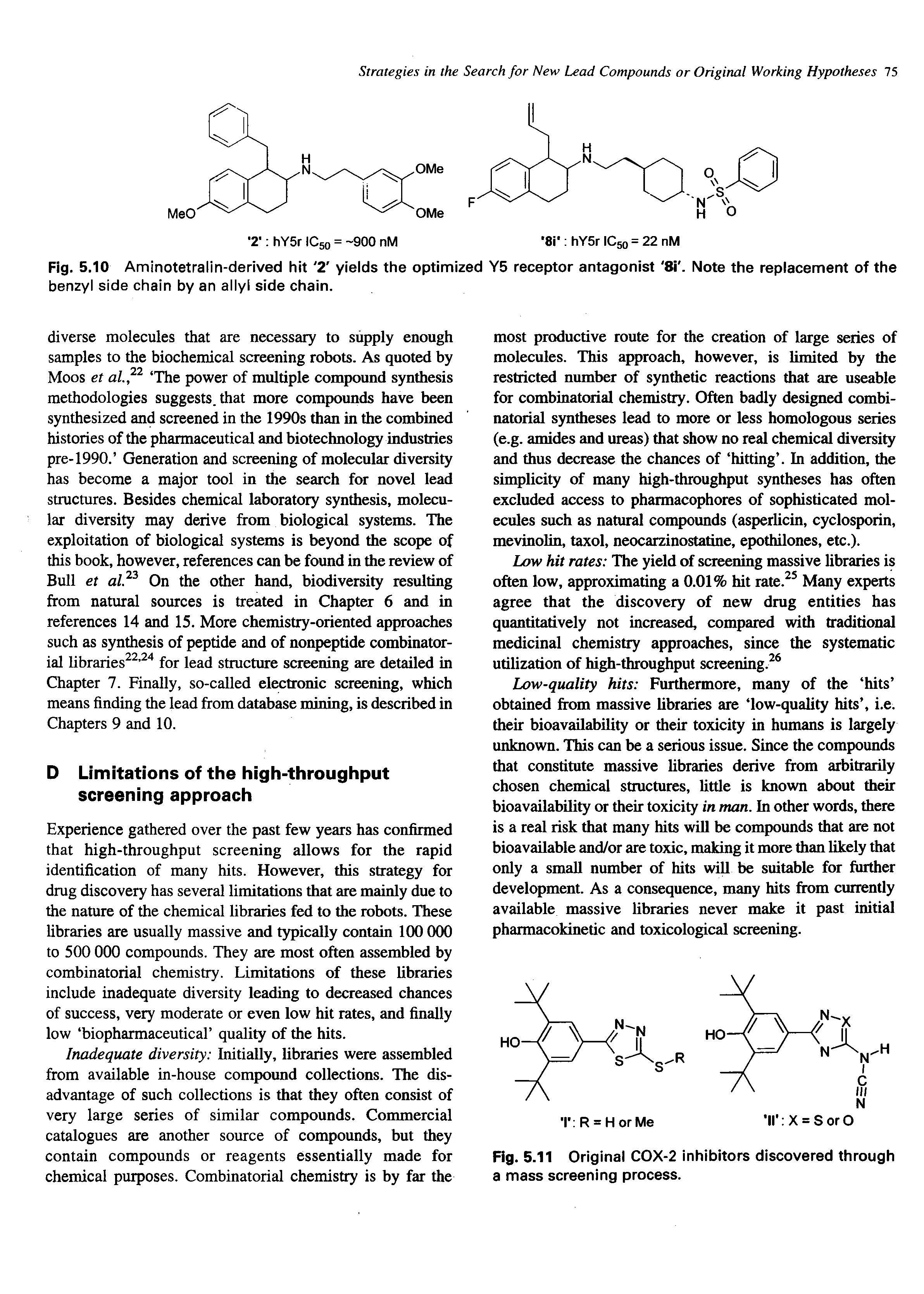 Fig. 5.10 Aminotetralin-derived hit 2 yields the optimized Y5 receptor antagonist 8i. Note the replacement of the benzyl side chain by an ally side chain.