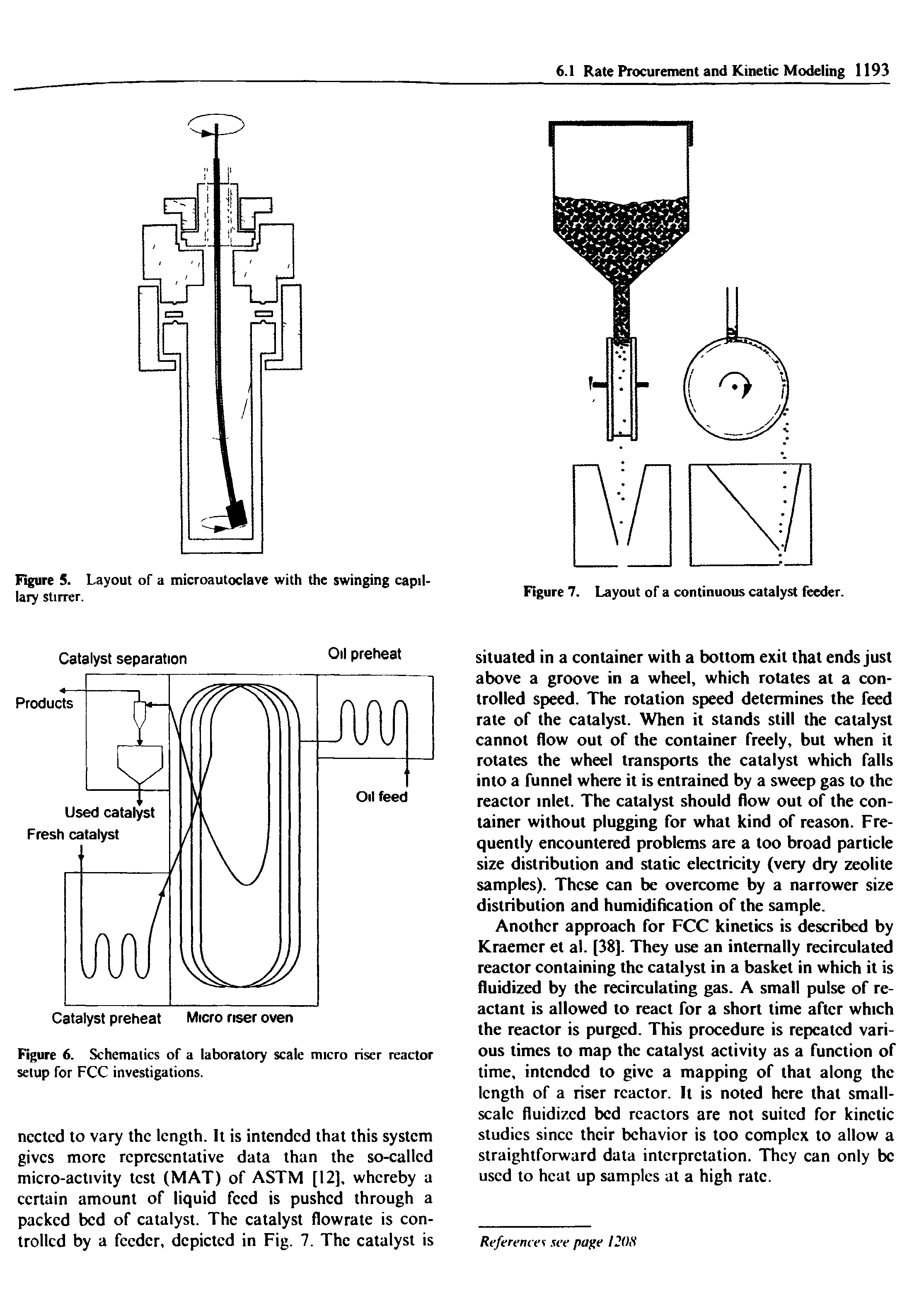 Figure 5. Layout of a microautoclave with the swinging capillary stirrer.