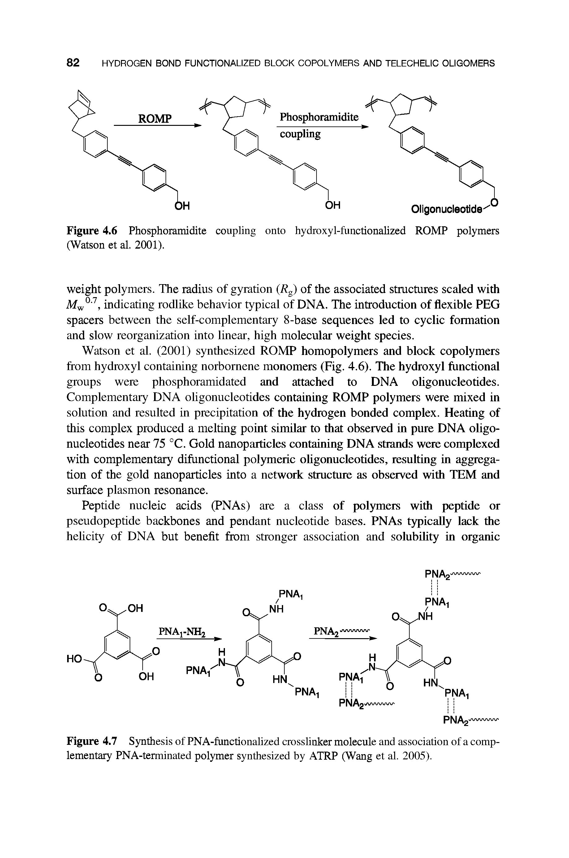 Figure 4.6 Phosphoramidite coupling onto hydroxyl-functionalized ROMP polymers (Watson et al. 2001).