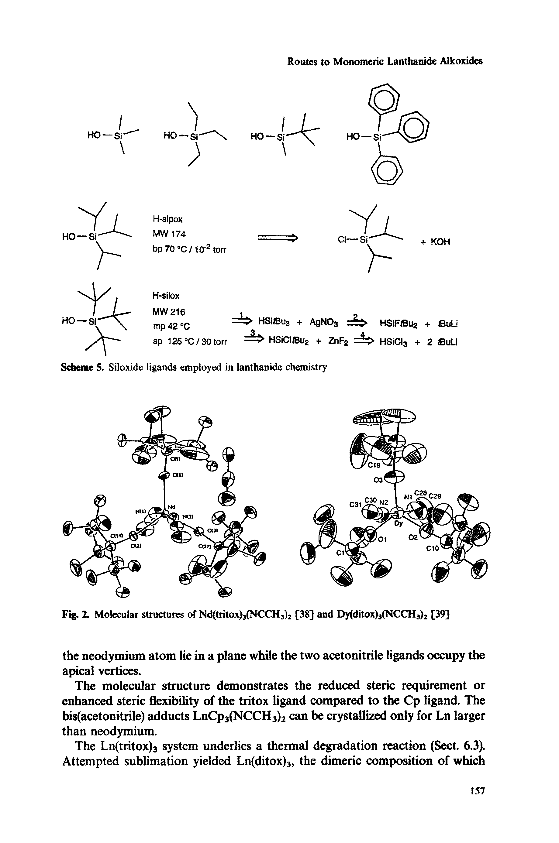 Scheme 5. Siloxide ligands employed in lanthanide chemistry...