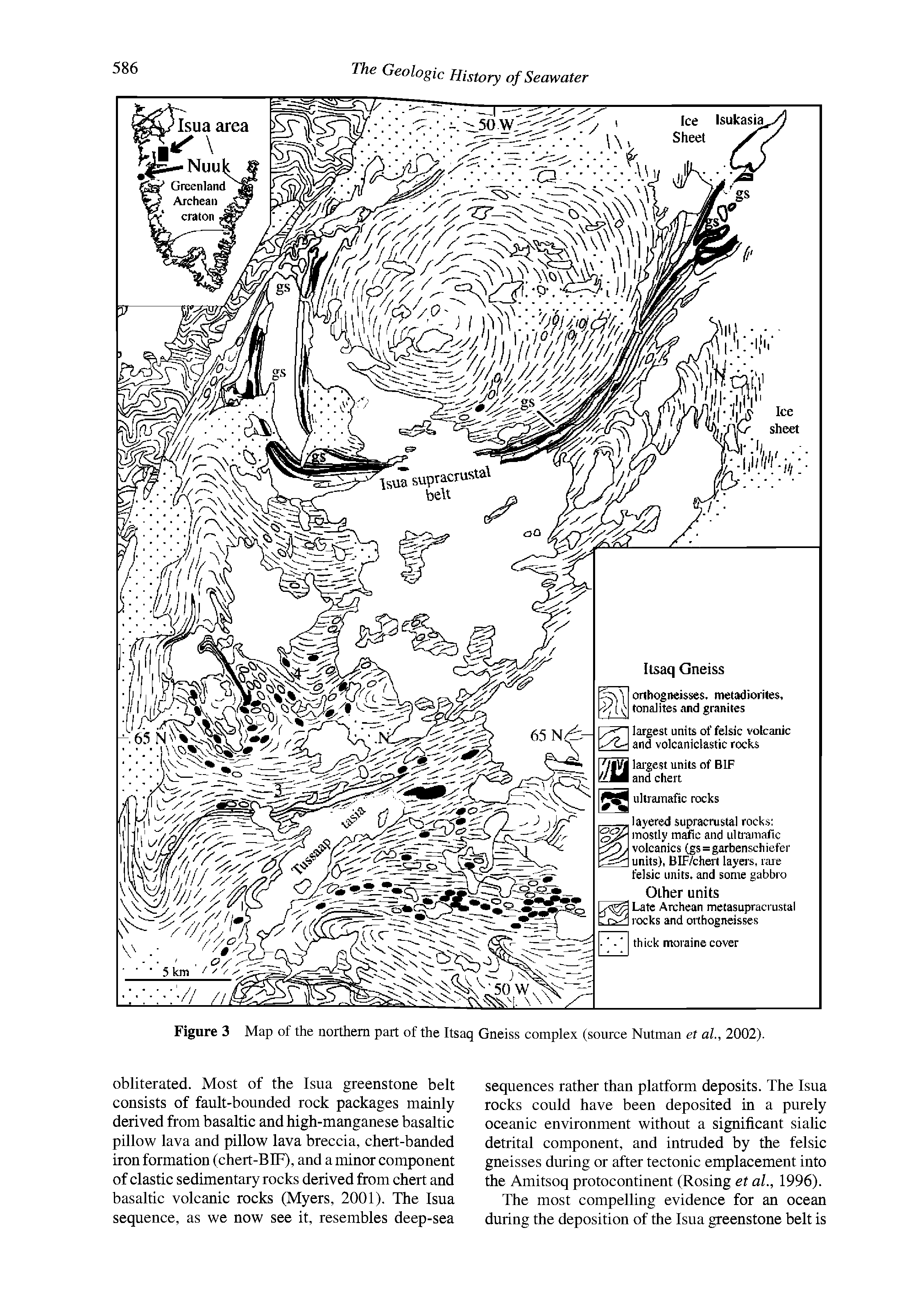 Figure 3 Map of the northern part of the Itsaq Gneiss complex (source Nutman et al, 2002).