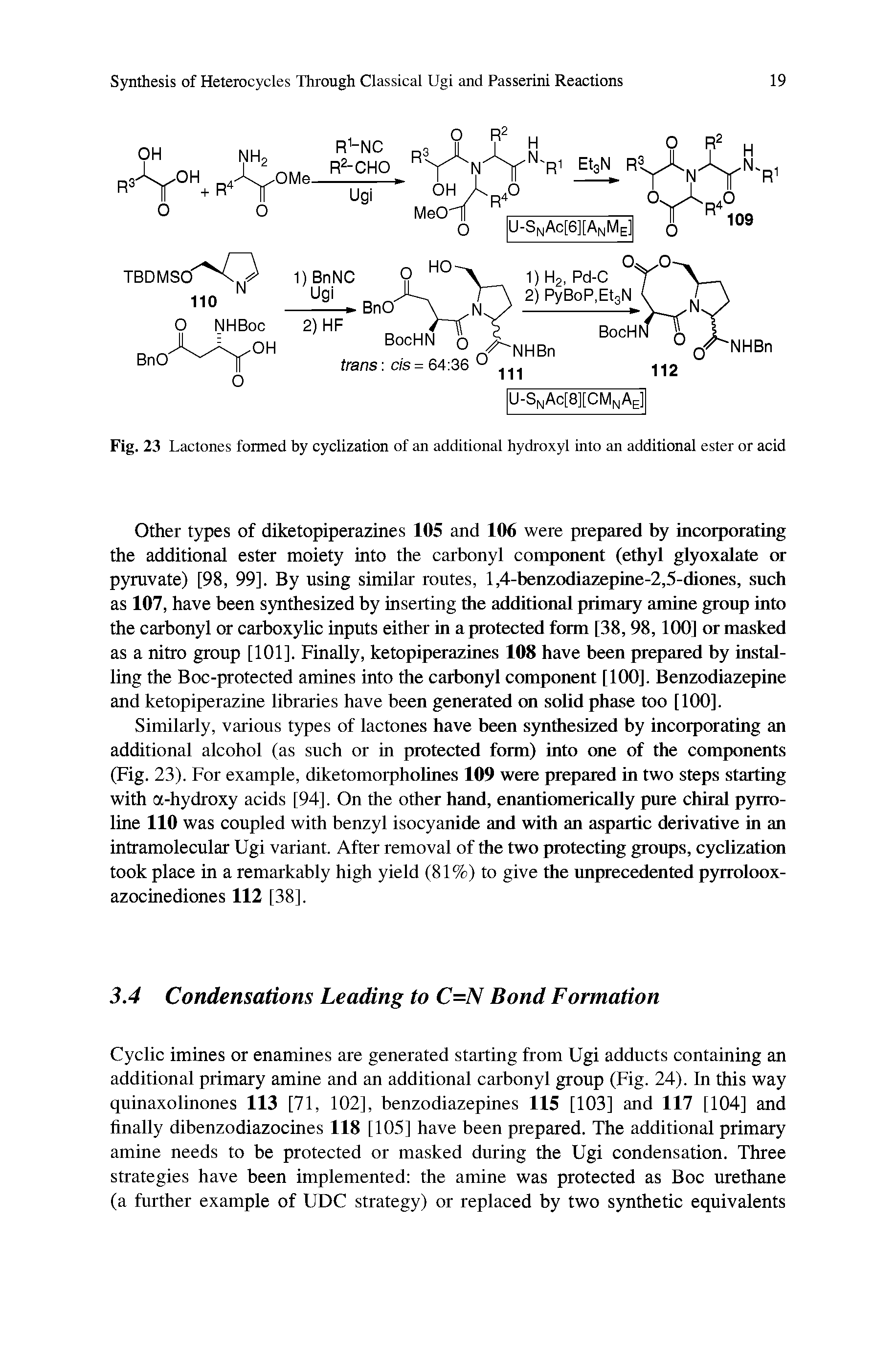 Fig. 23 Lactones formed by cyclization of an additional hydroxyl into an additional ester or acid...