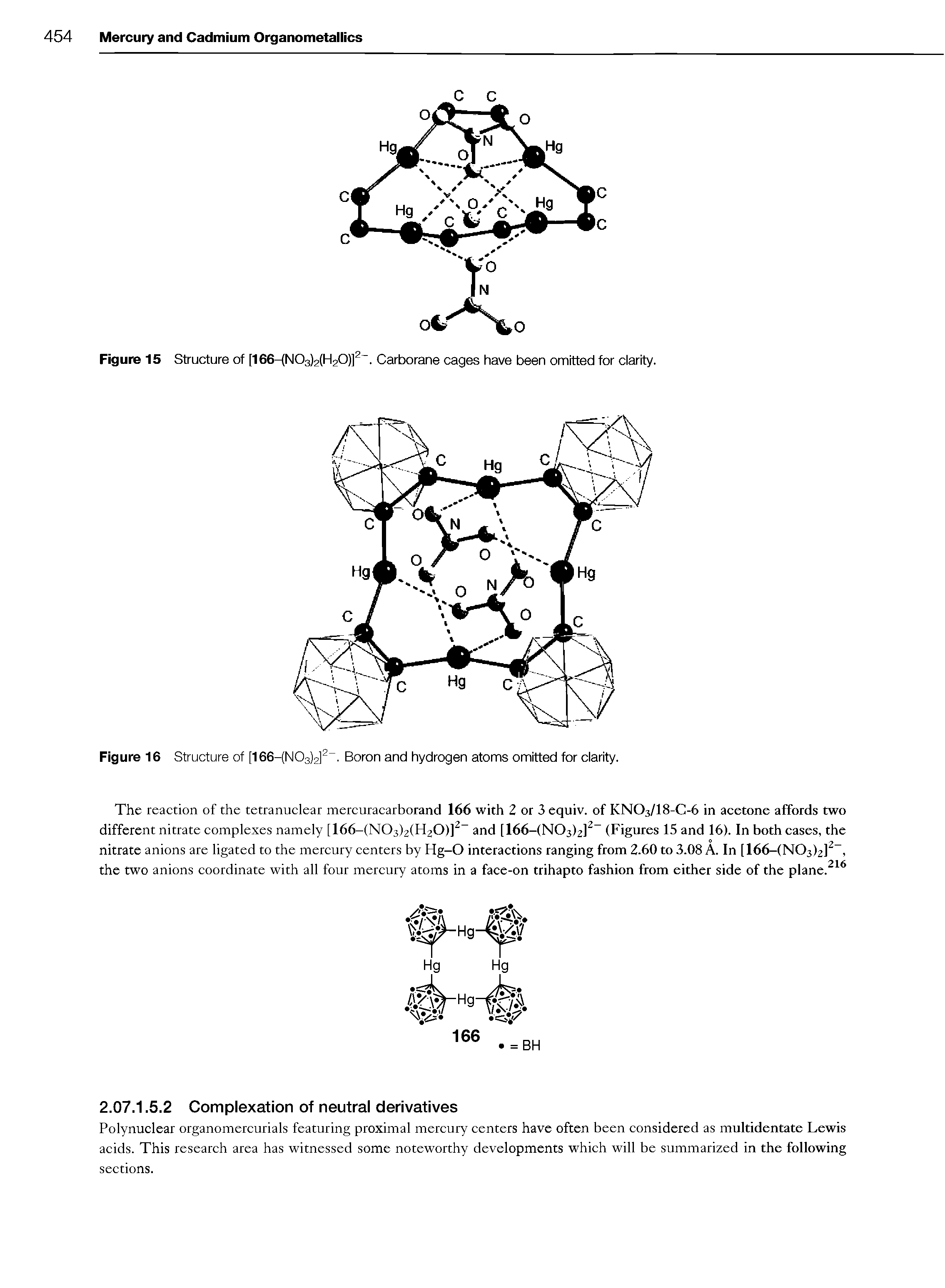 Figure 15 Structure of [166-(N03)2(H20)]2. Carborane cages have been omitted for clarity.