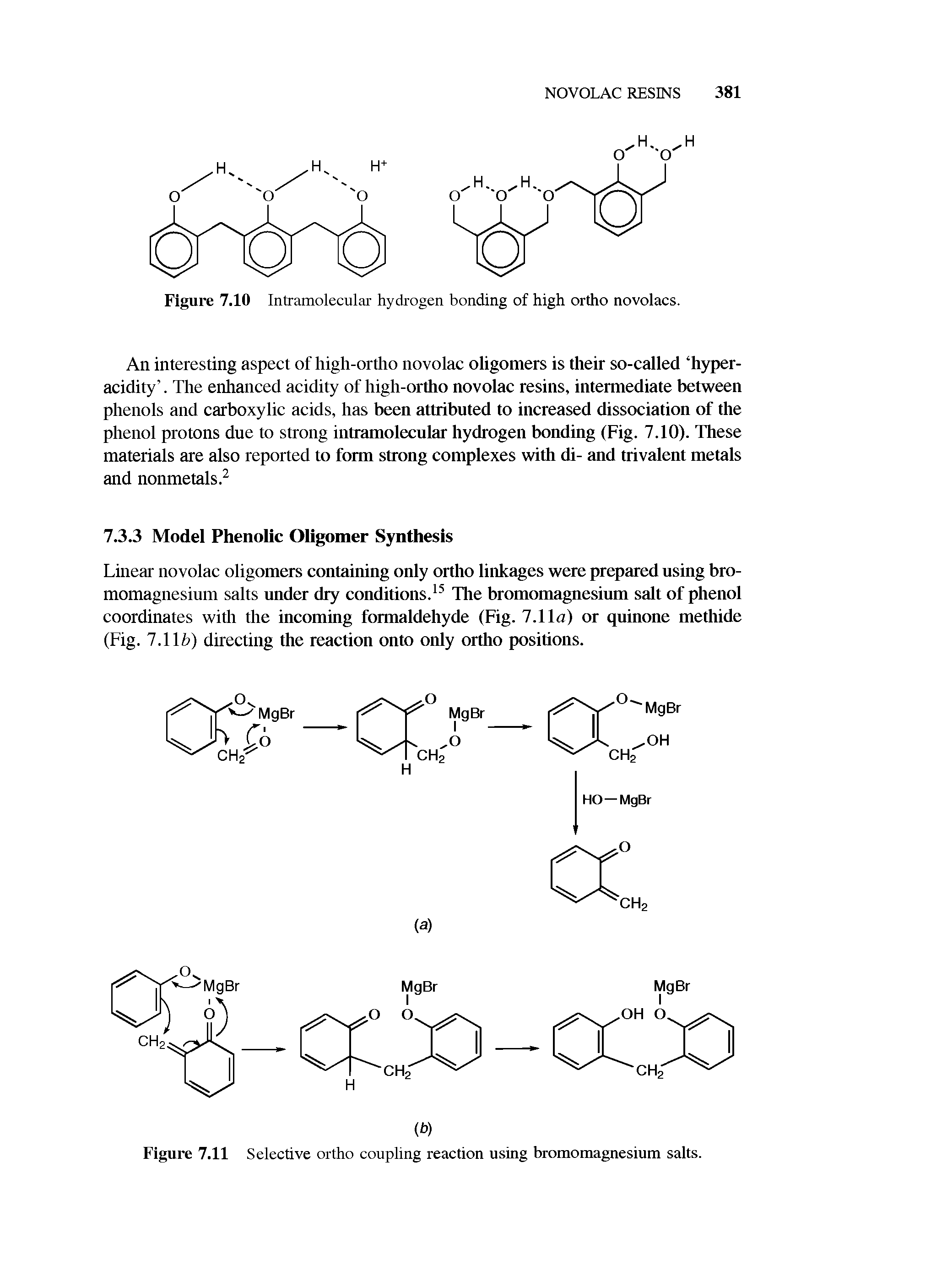 Figure 7.11 Selective ortho coupling reaction using bromomagnesium salts.