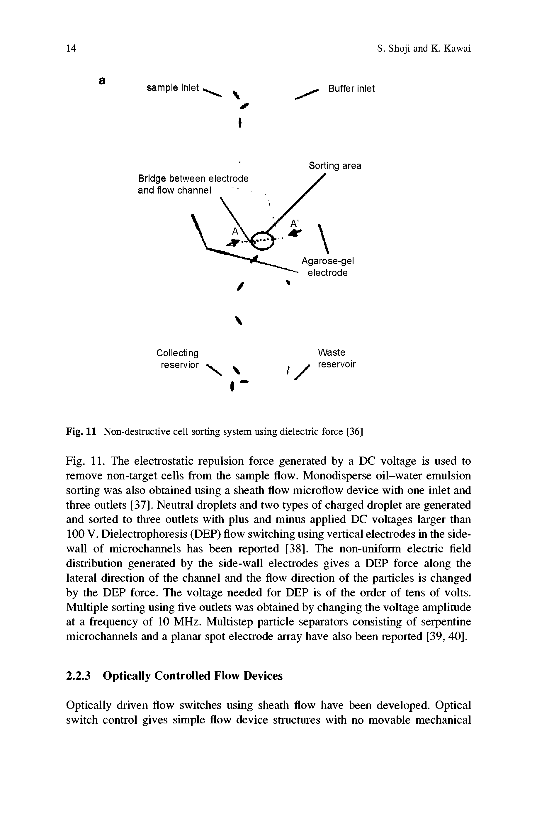 Fig. 11 Non-destructive cell sorting system using dielectric force [36]...