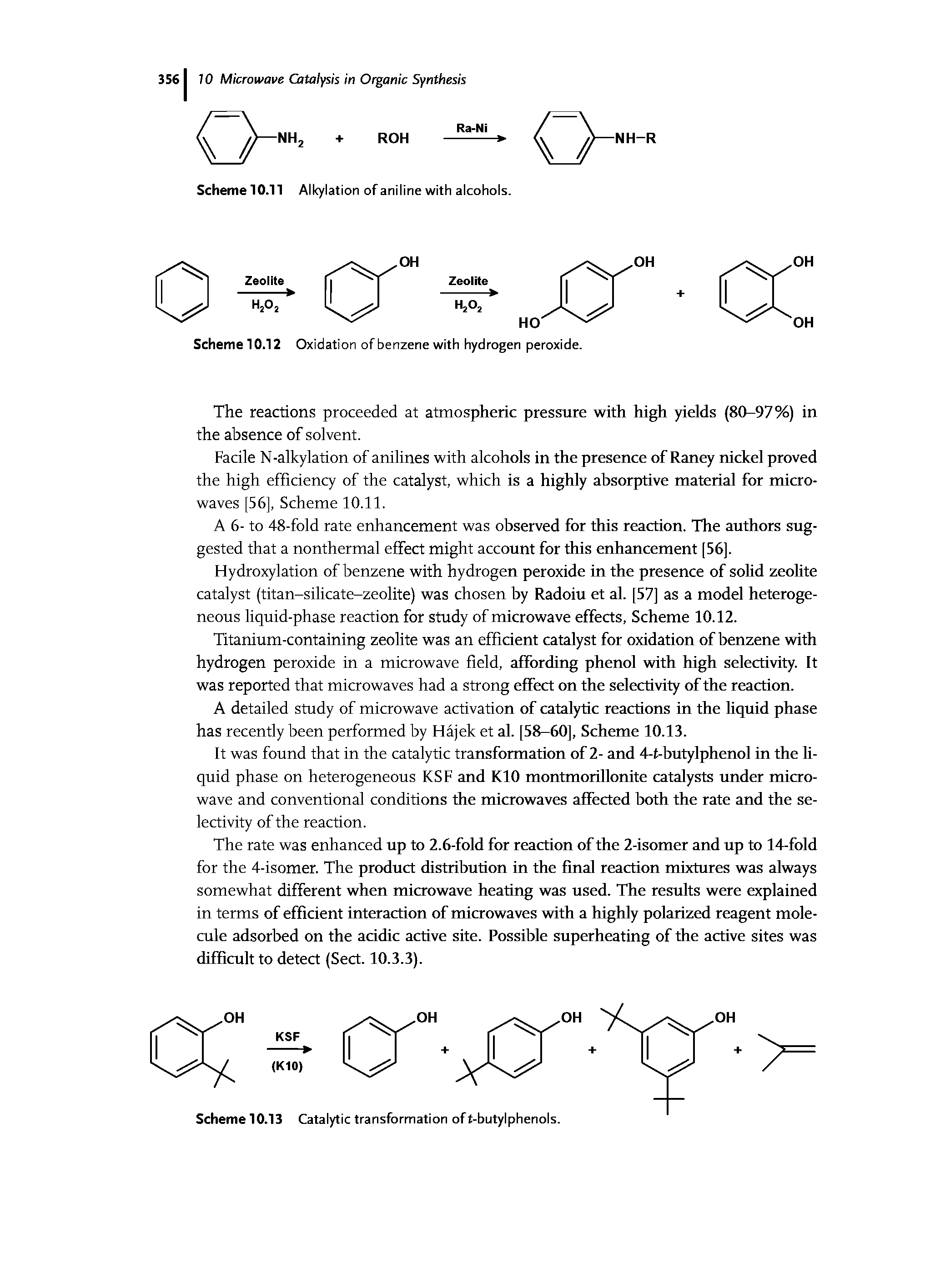 Scheme 10.12 Oxidation of benzene with hydrogen peroxide.