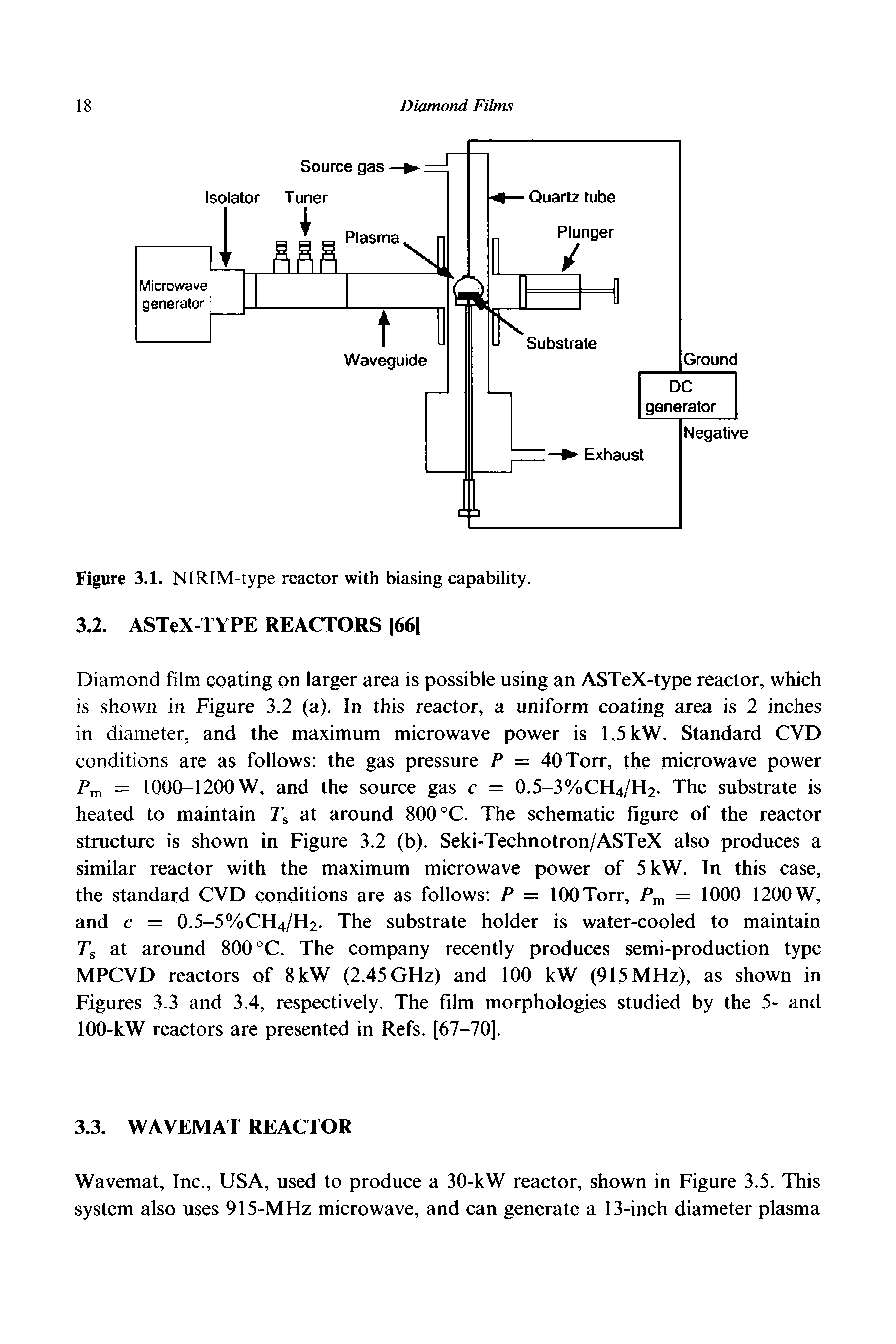 Figure 3.1. NIRIM-type reactor with biasing capability.