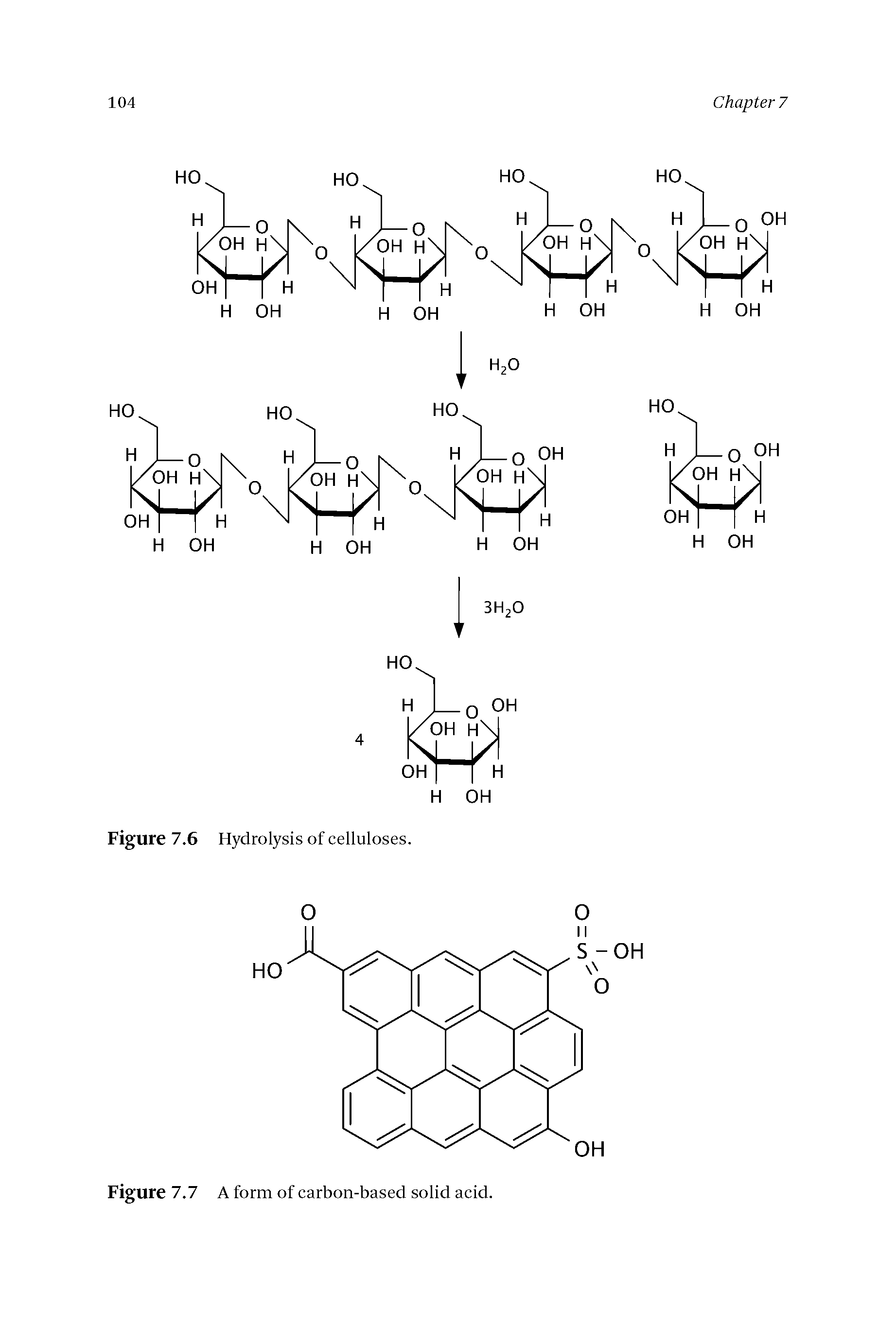 Figure 7.7 A form of carbon-based solid acid.